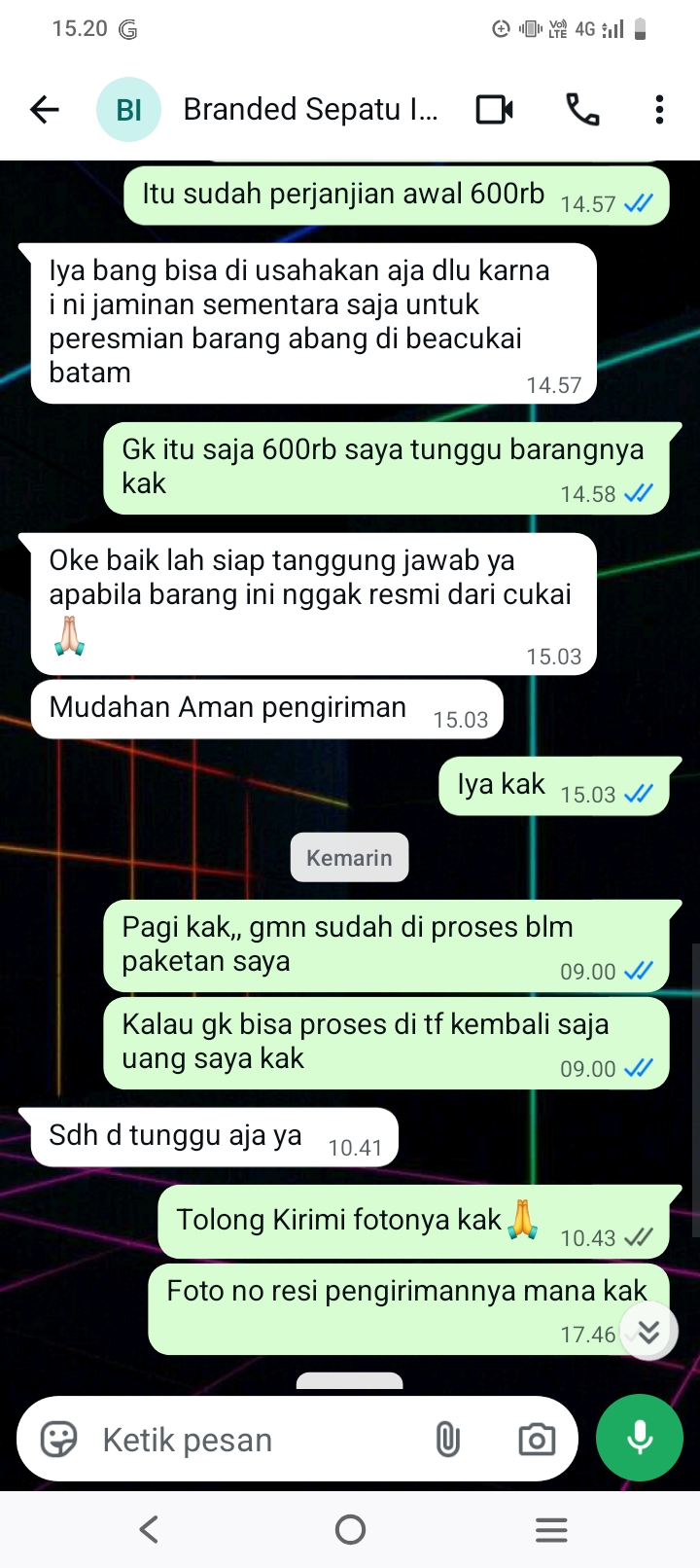 Beware of scammers