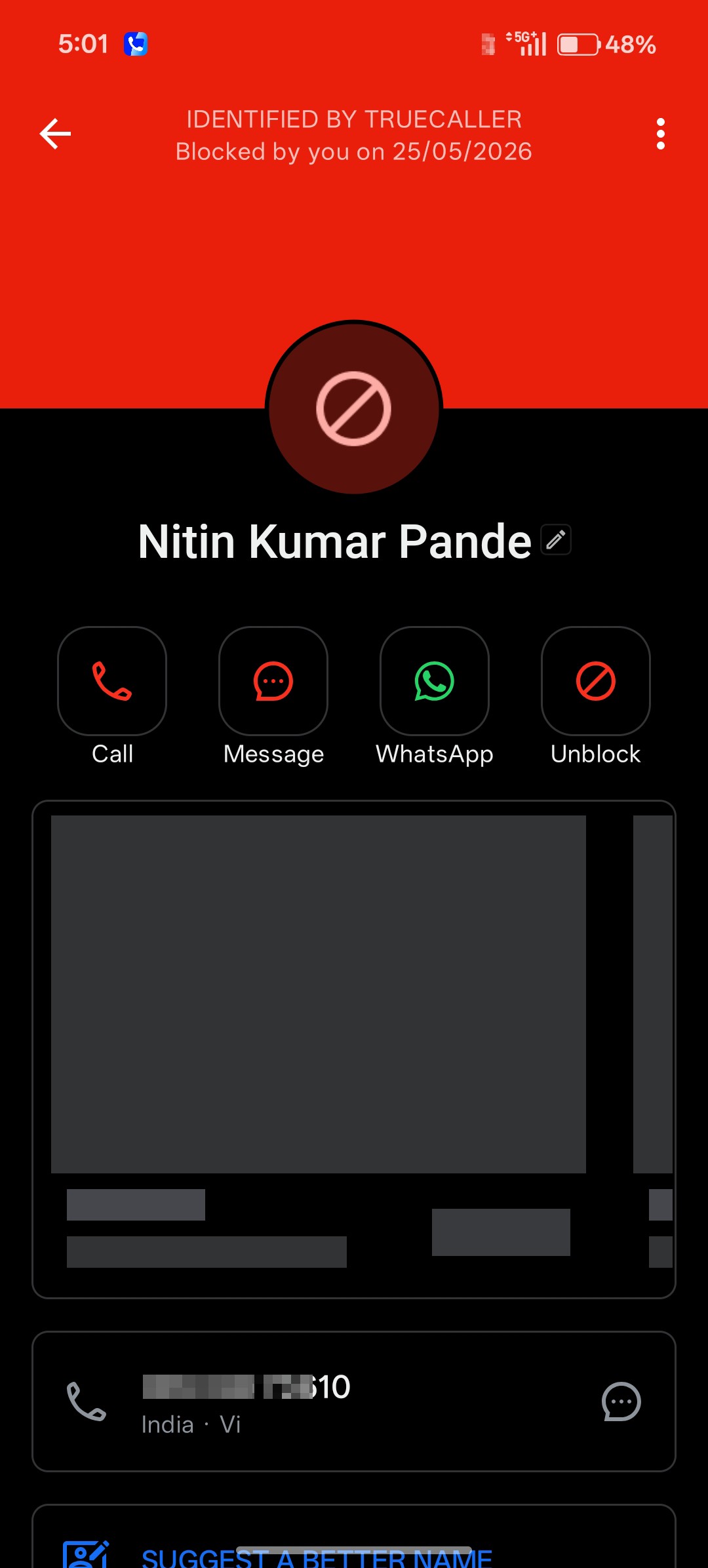  Fake cyber crime call  