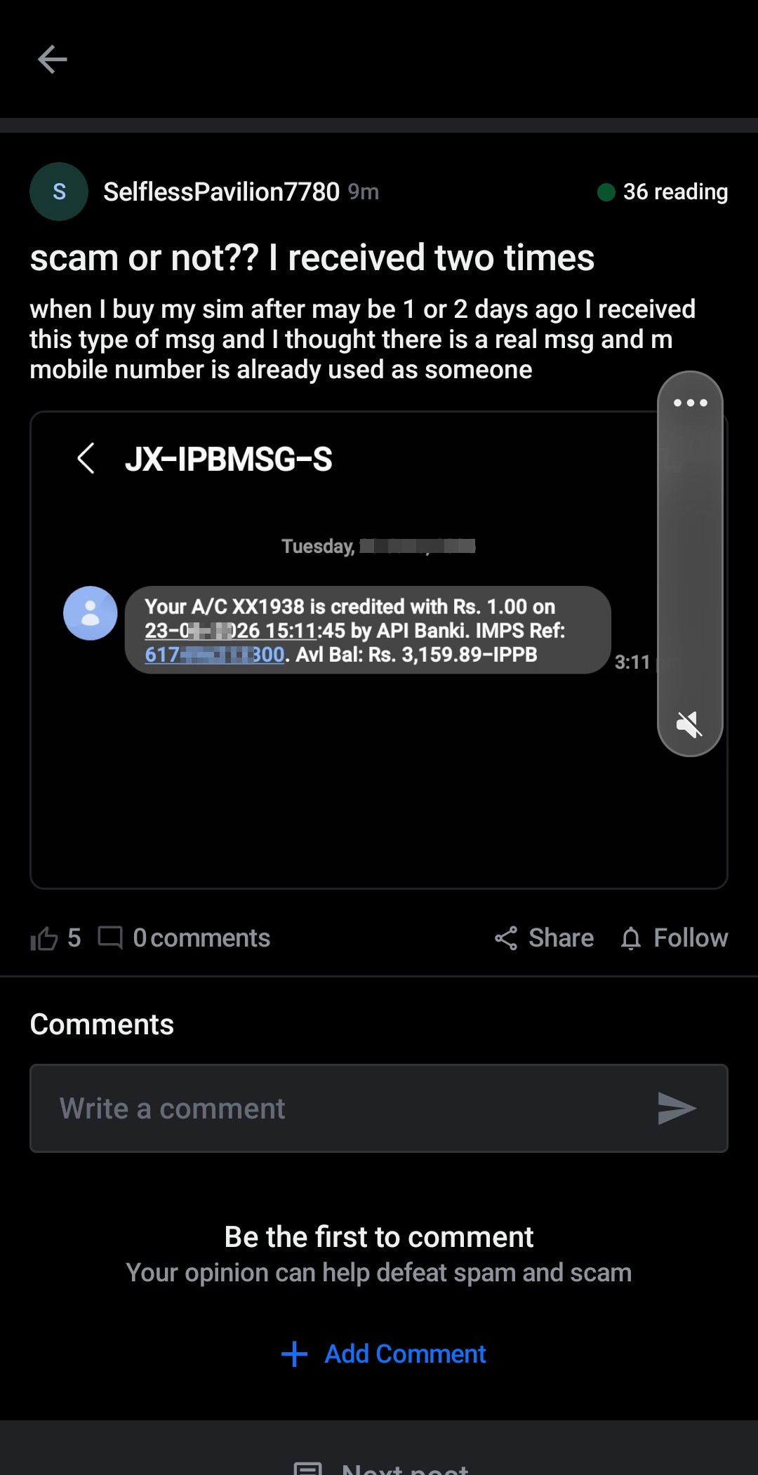 scam or not?? I received two times