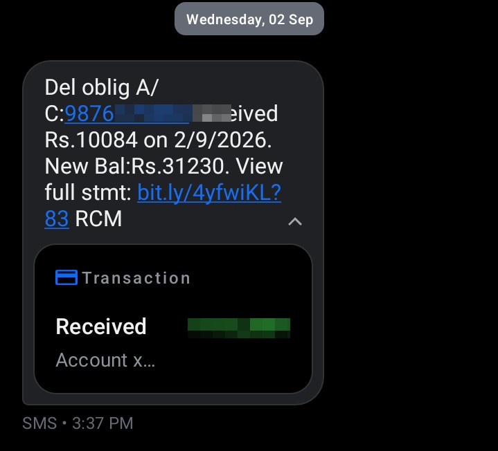 Fake Money Credit Scam