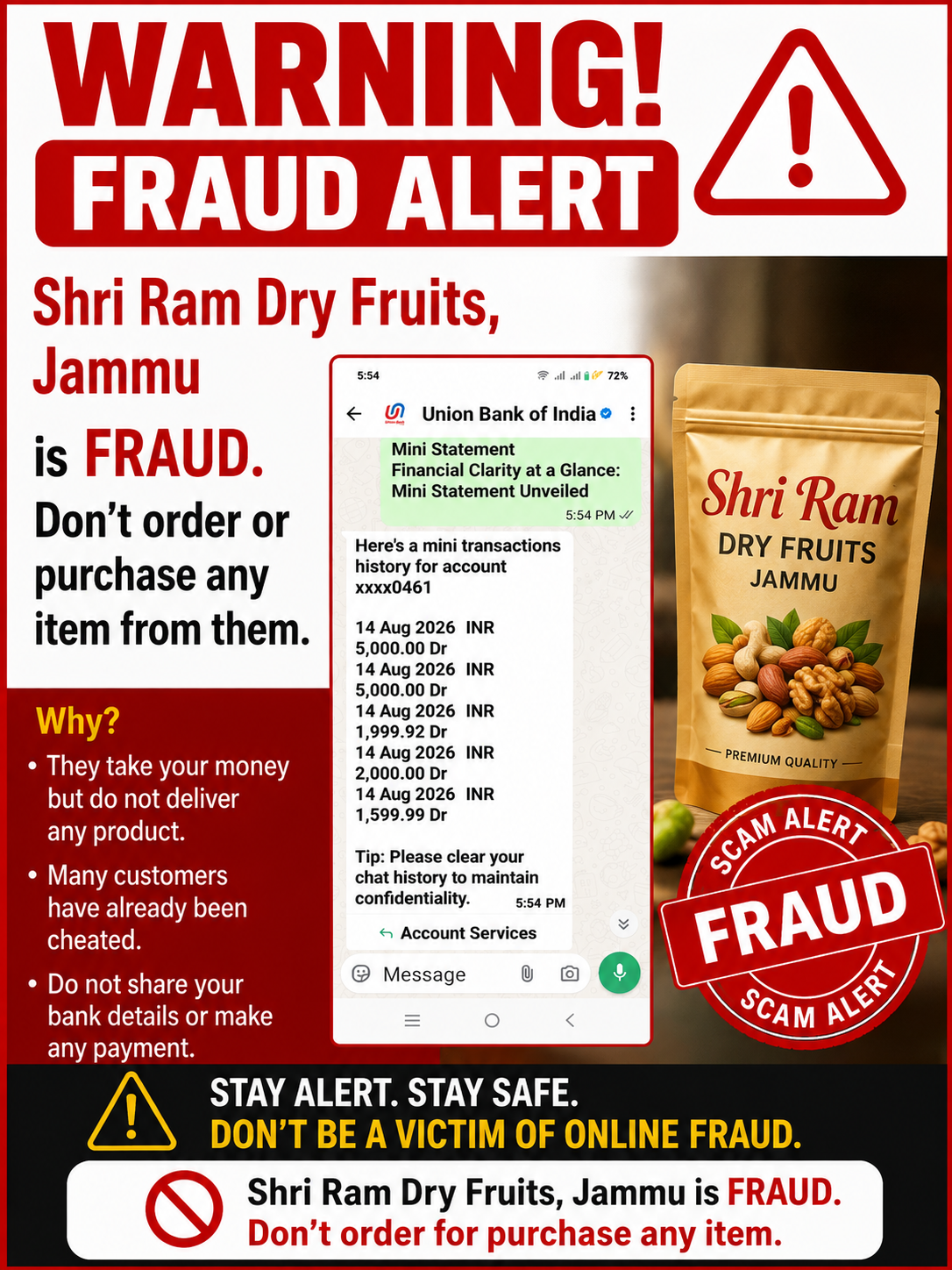 SIHRI RAM DRY FRUITS JAMMU. 
