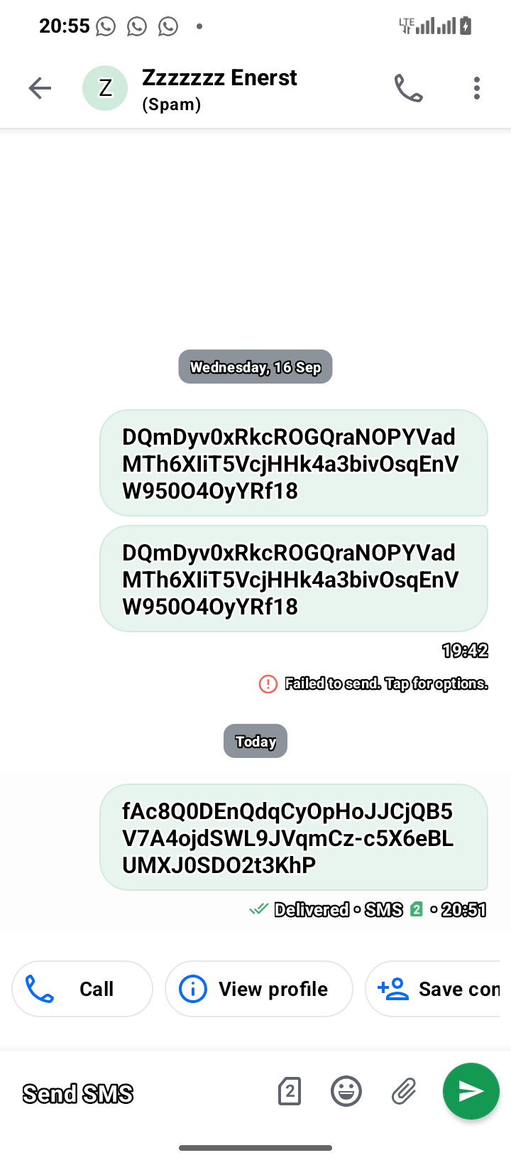 Fake prize message asking for payment - image 2