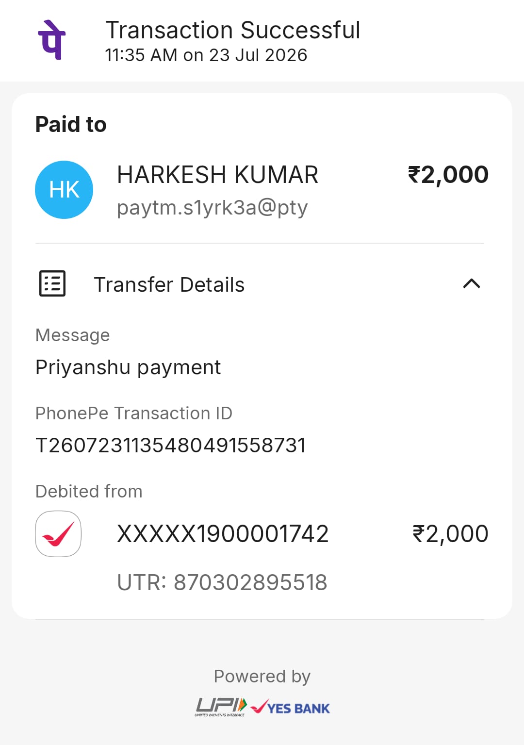 I have been defrauded.