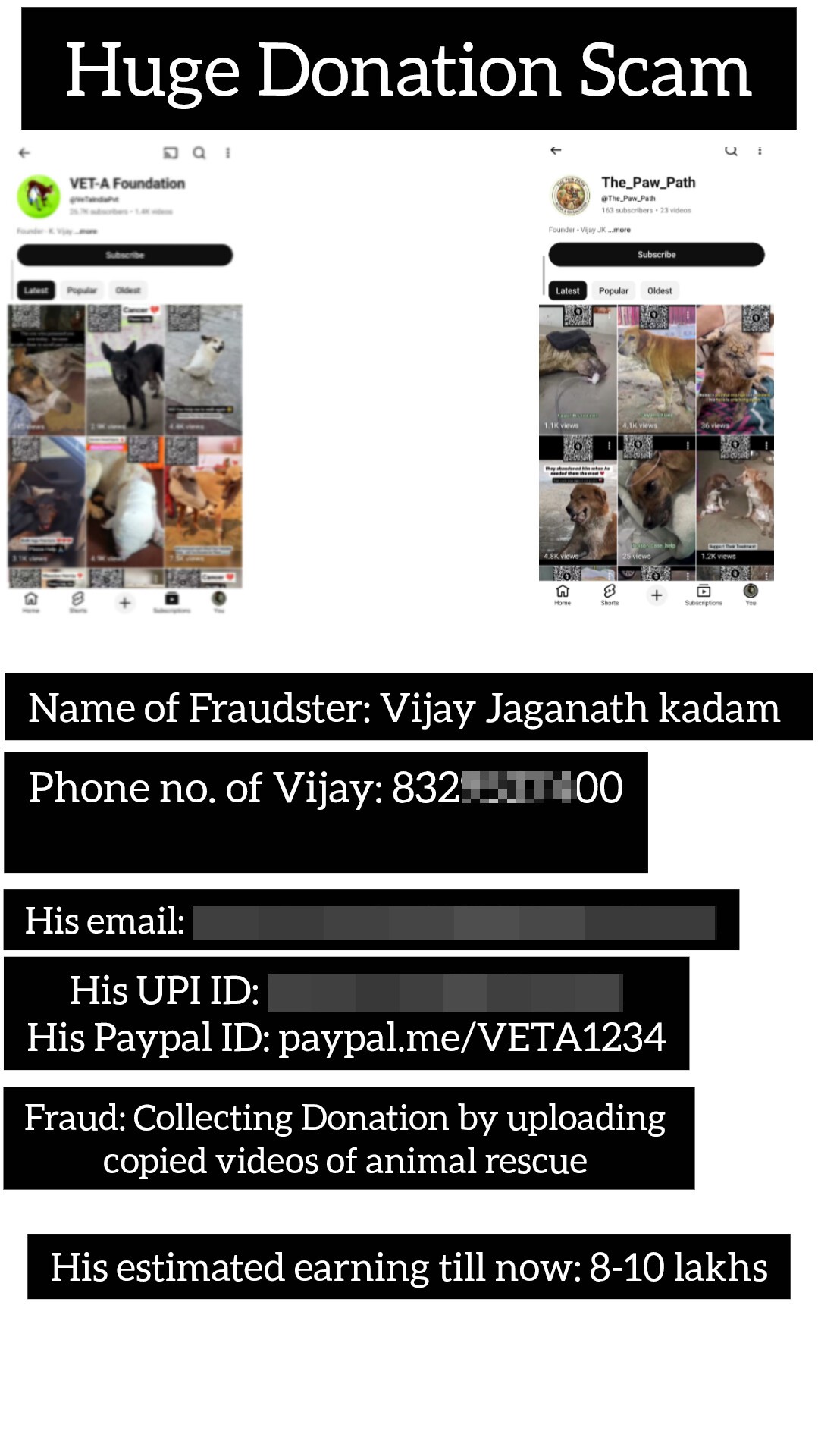 Donation Scam
