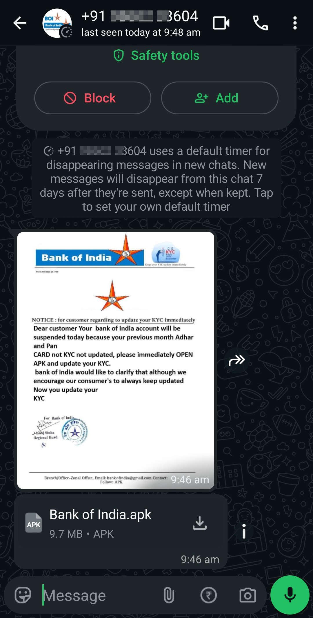 Fake Bank Account and apk files  - image 2
