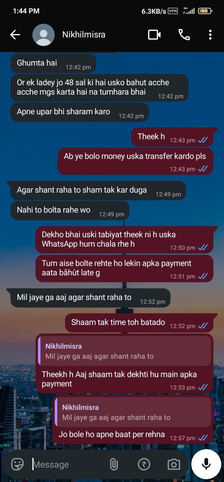 I got scammed frôm these numbers of 350Rs