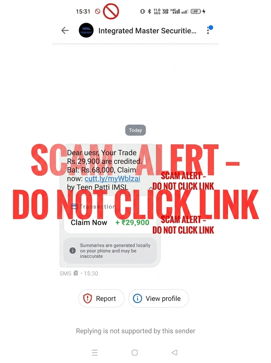 CRITICAL SCAM: Fake Trade Credit Phishing