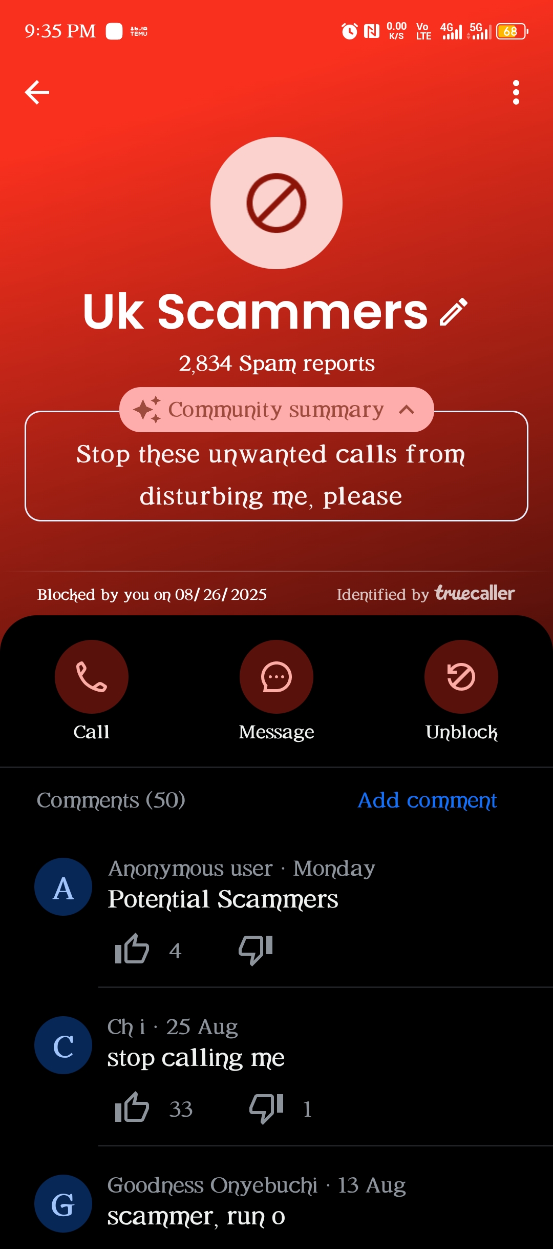 UK scams be careful