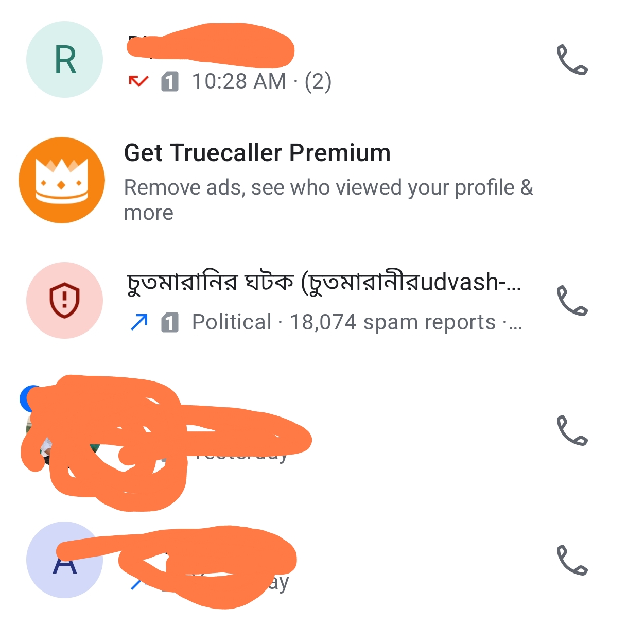 They just keep pestering me with phone calls.
Feedbac