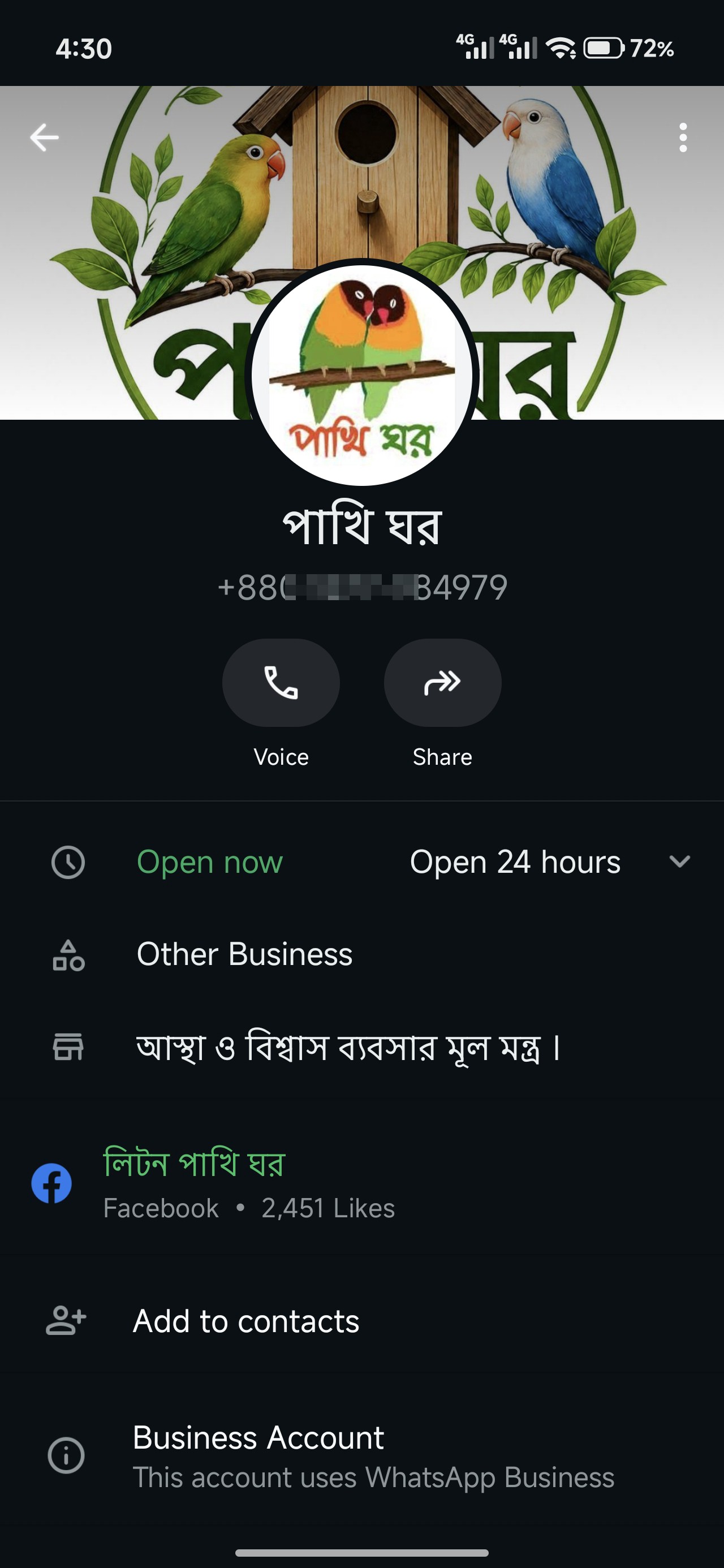 fraud bird seller