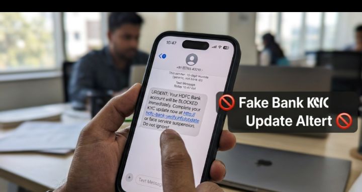 Fake Bank KYC Update Alert🚫