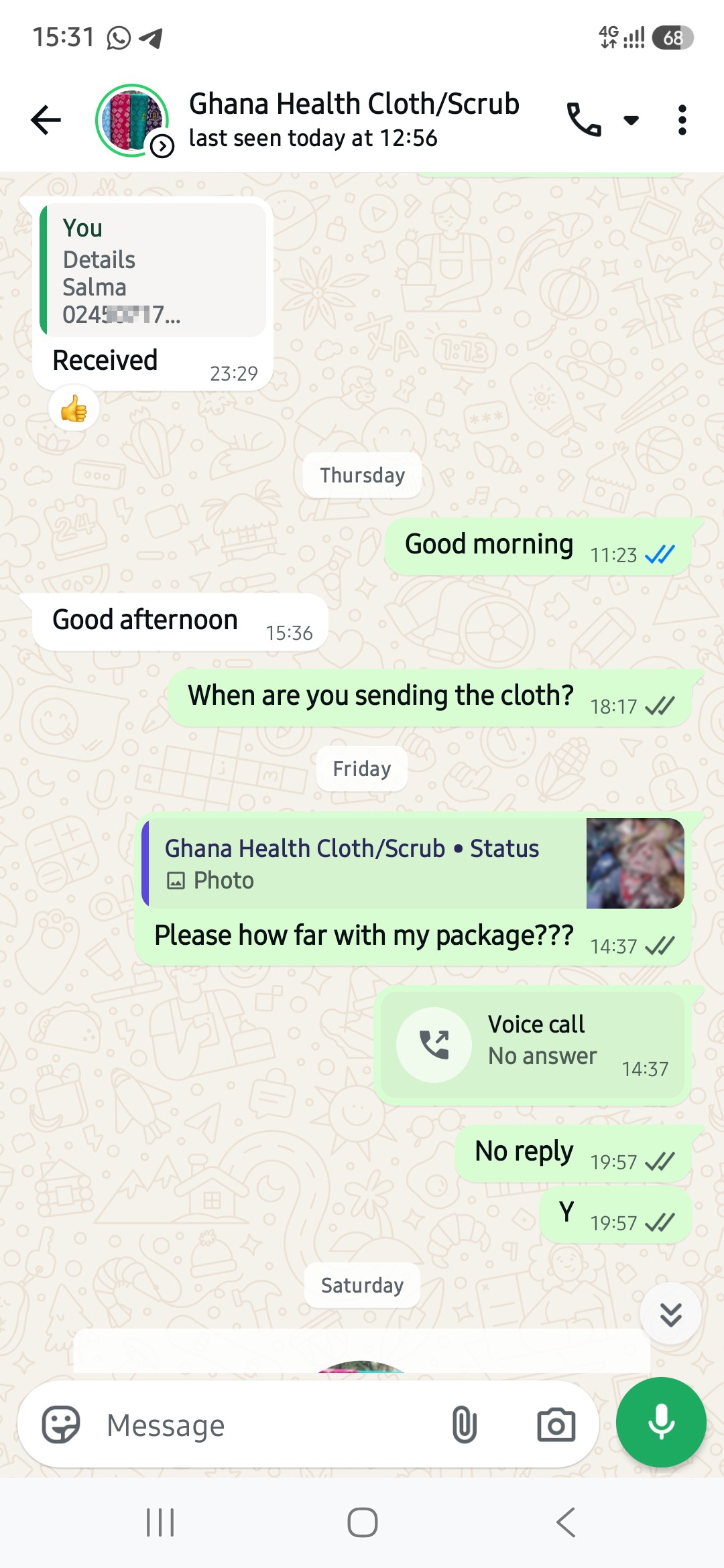 clothes scam 