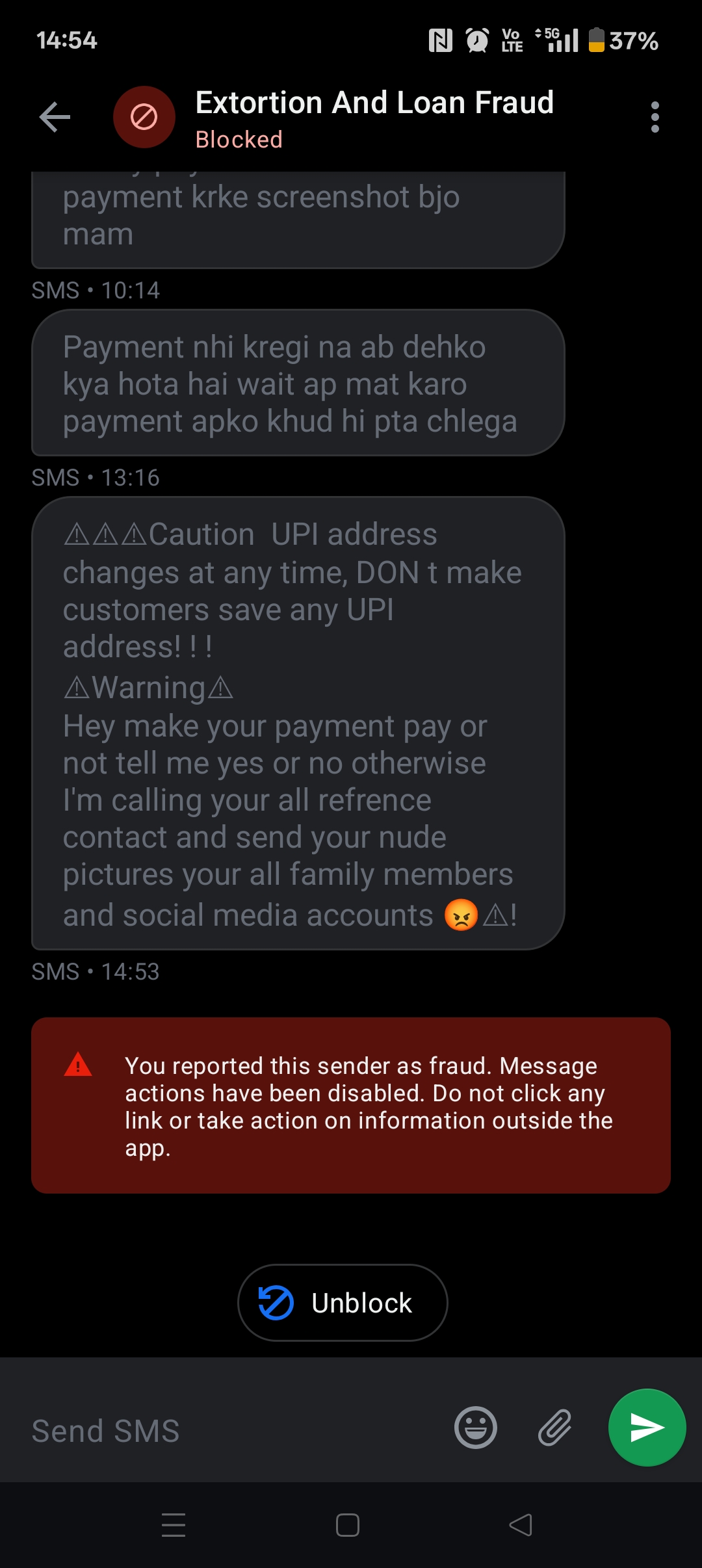 Loan scammers using blackmail and threats from Pukka Credits and Dhruv Loans