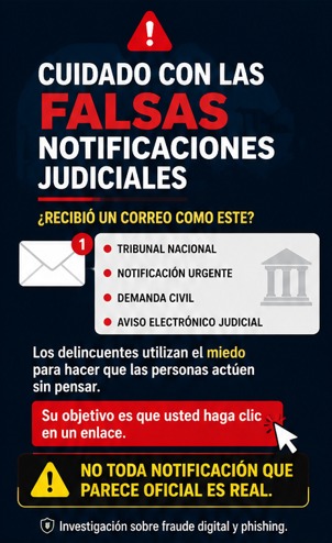 Scam involving court files and lawsuits