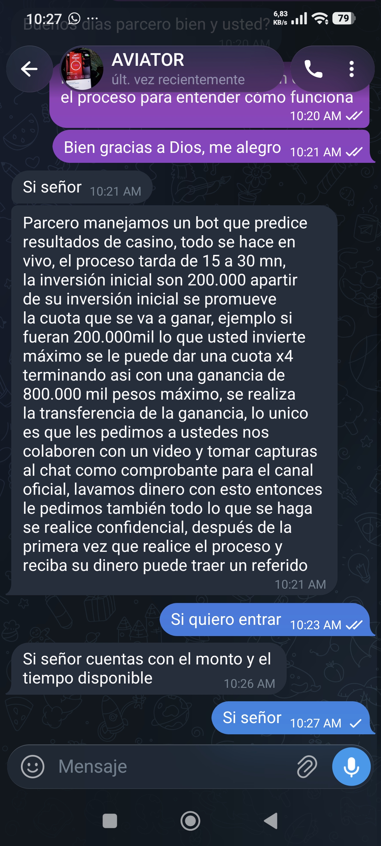 Aviator Bots Official is a scam - image 2