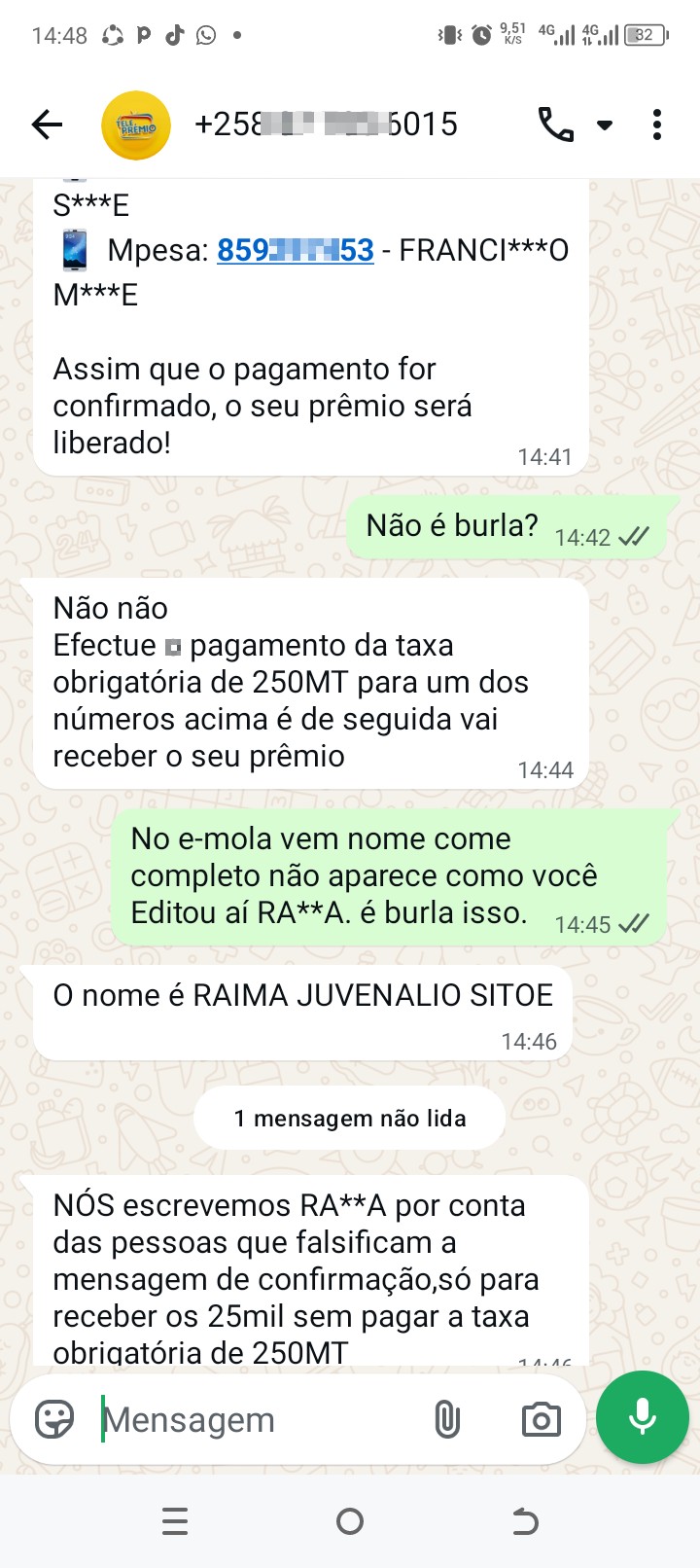 Scam on Premier Lotto - image 6