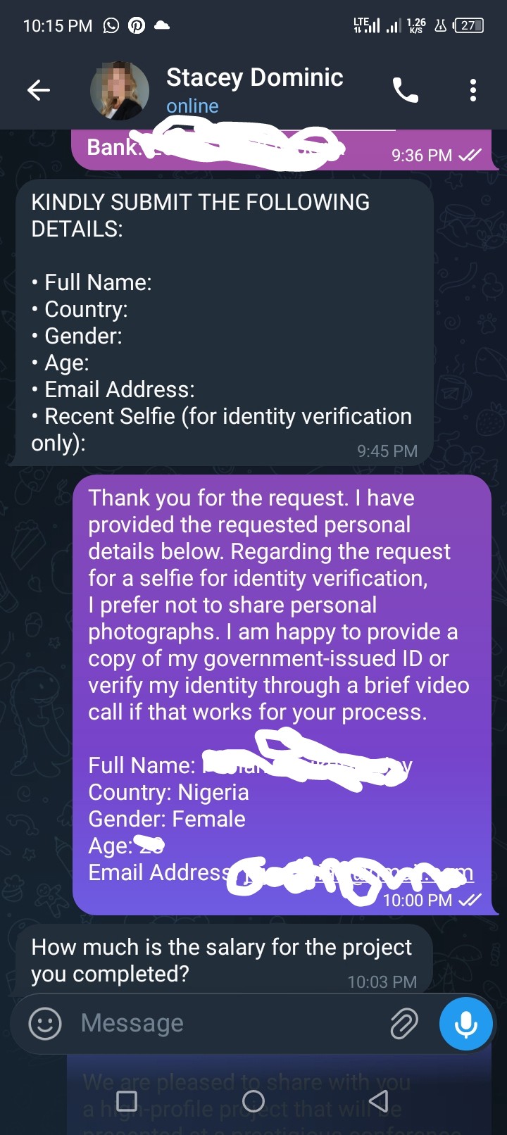 You do the job but when it's time for payment, they ask for $50 to link up your account first🙄 - image 3