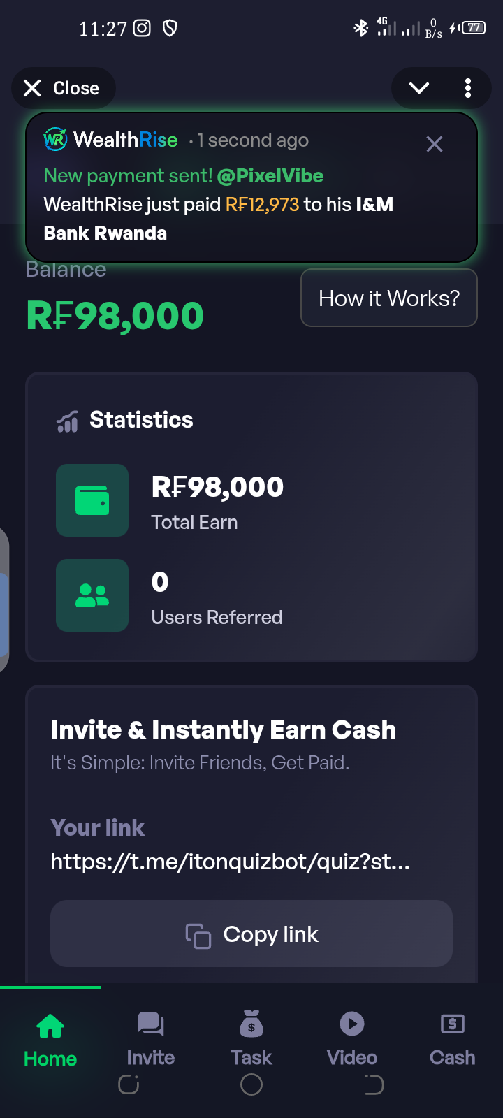 All telegram job bot are scam