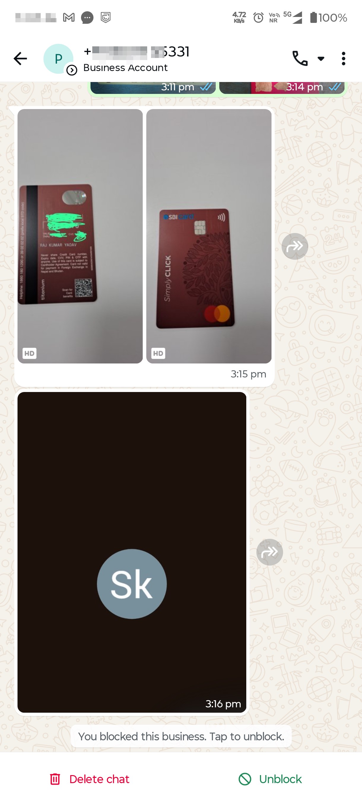 one card froud scam  - image 2