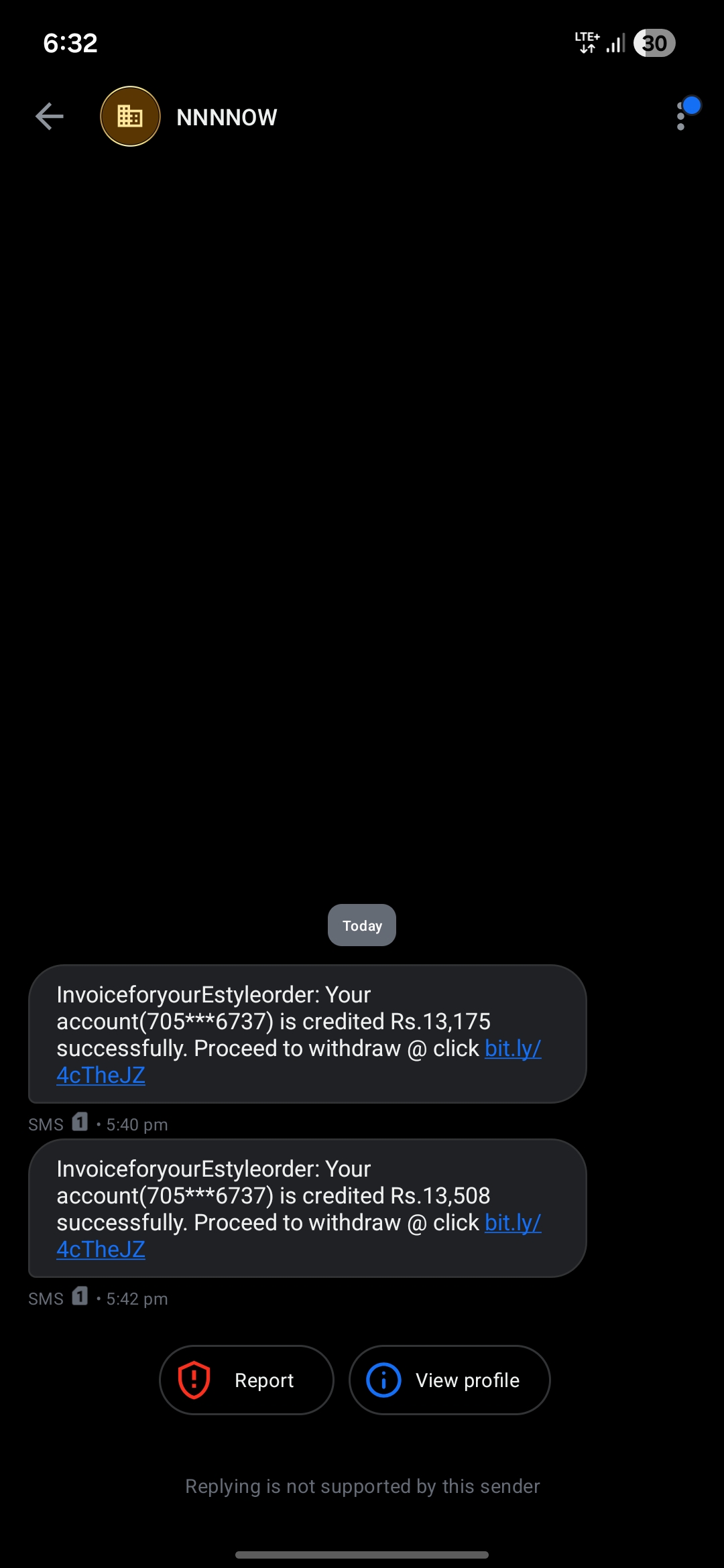 this is new scam message 