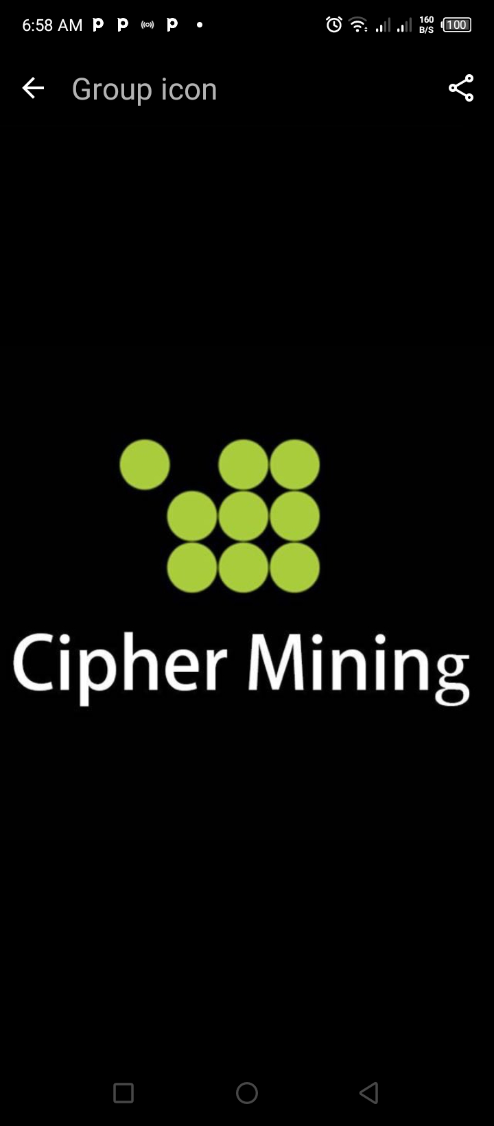 Cipher mining 