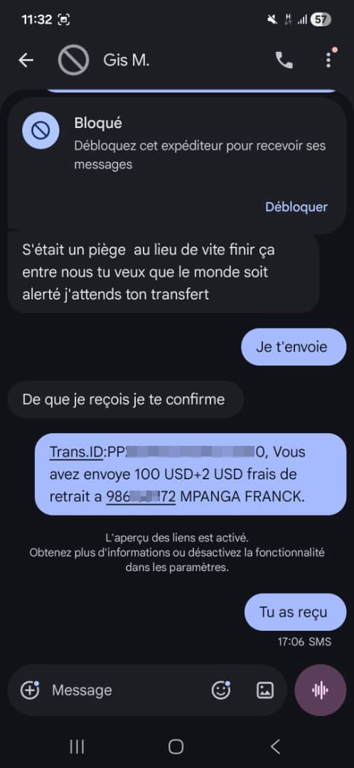 blackmail and scam