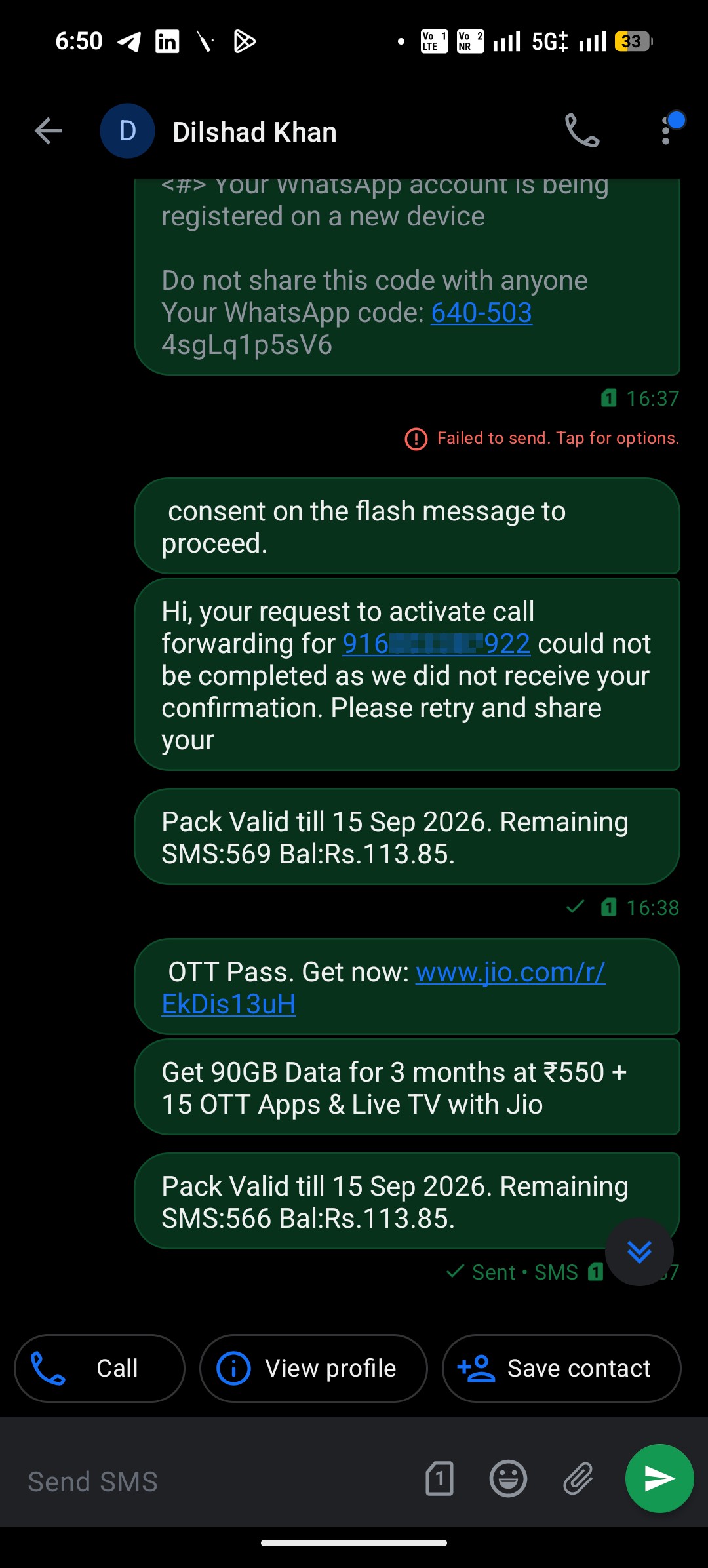 Fake Union Bank KYC Message Sending Malicious APK - image 2