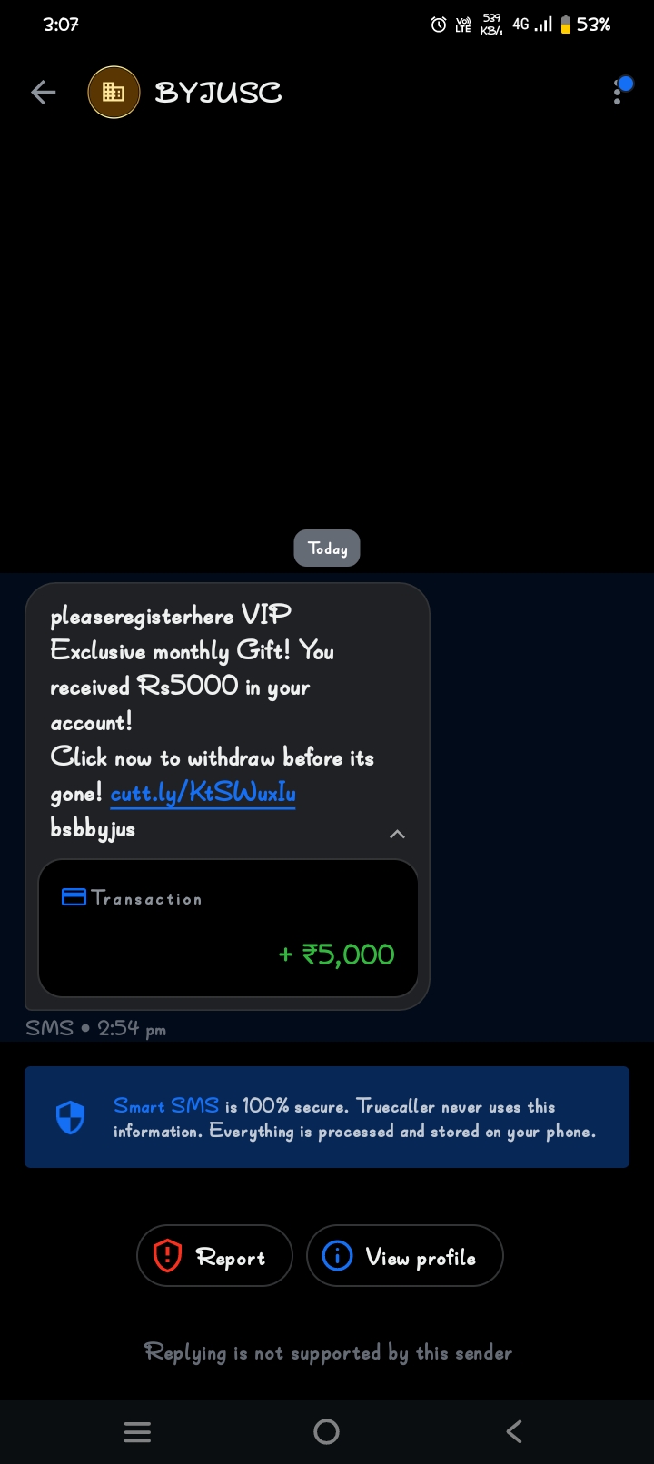 money credit scam