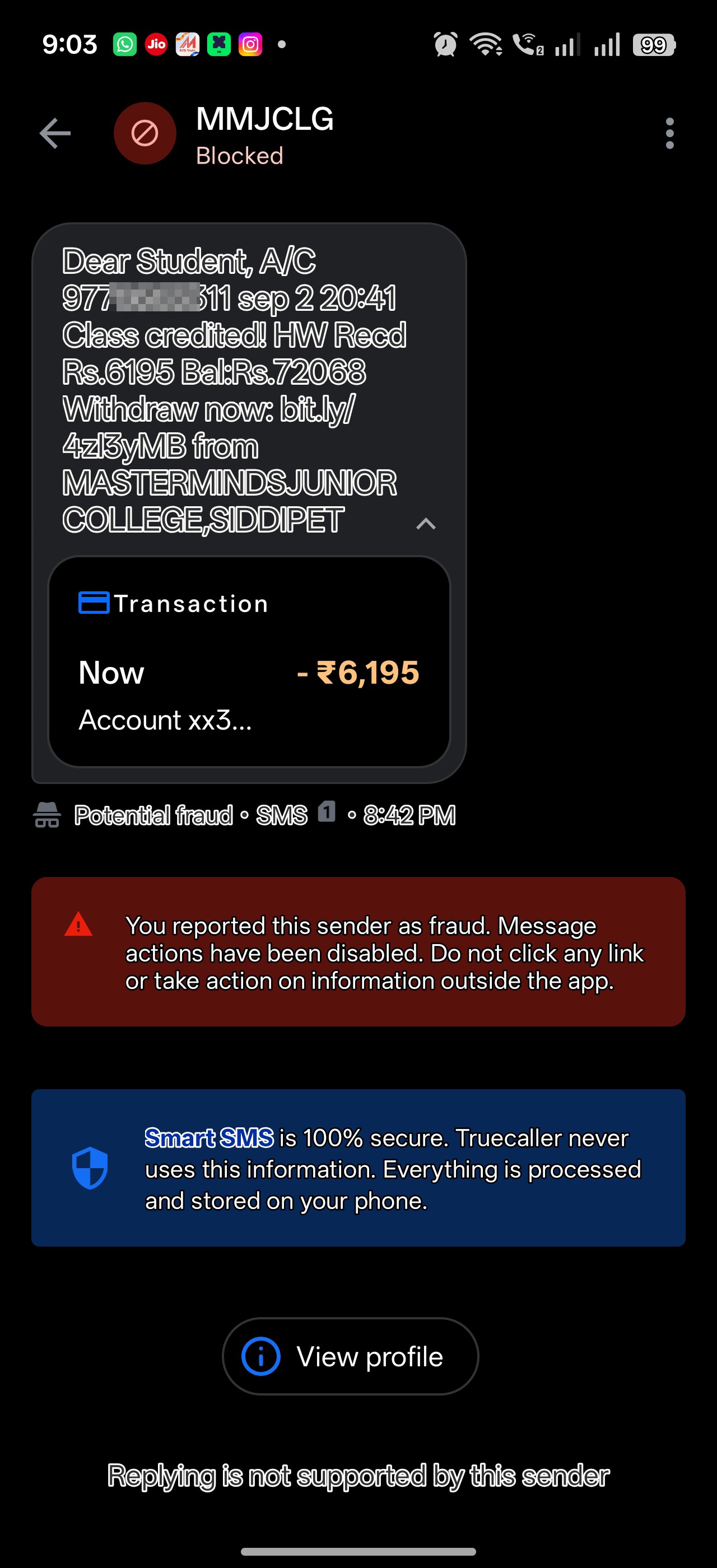 Money Faurd message Scam - image 2