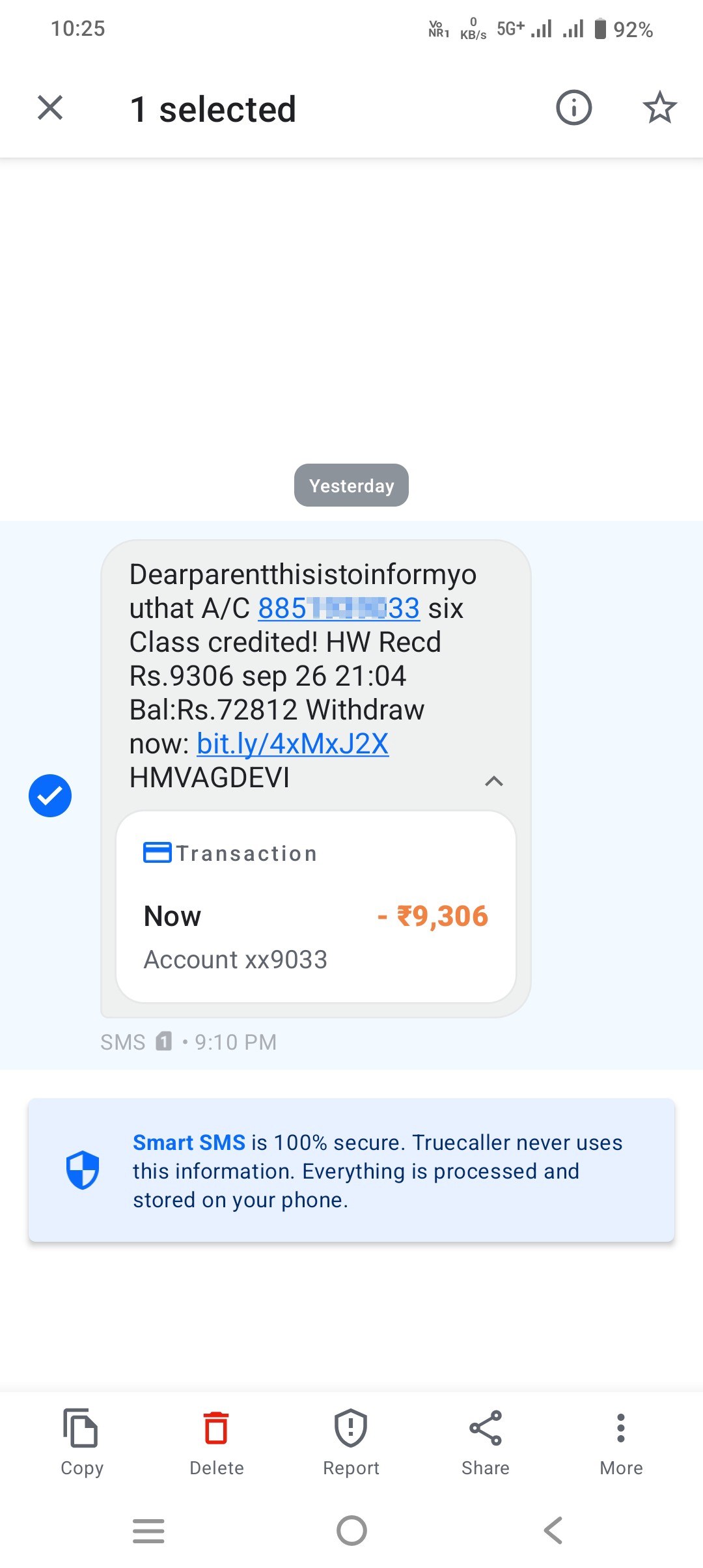samp number is block