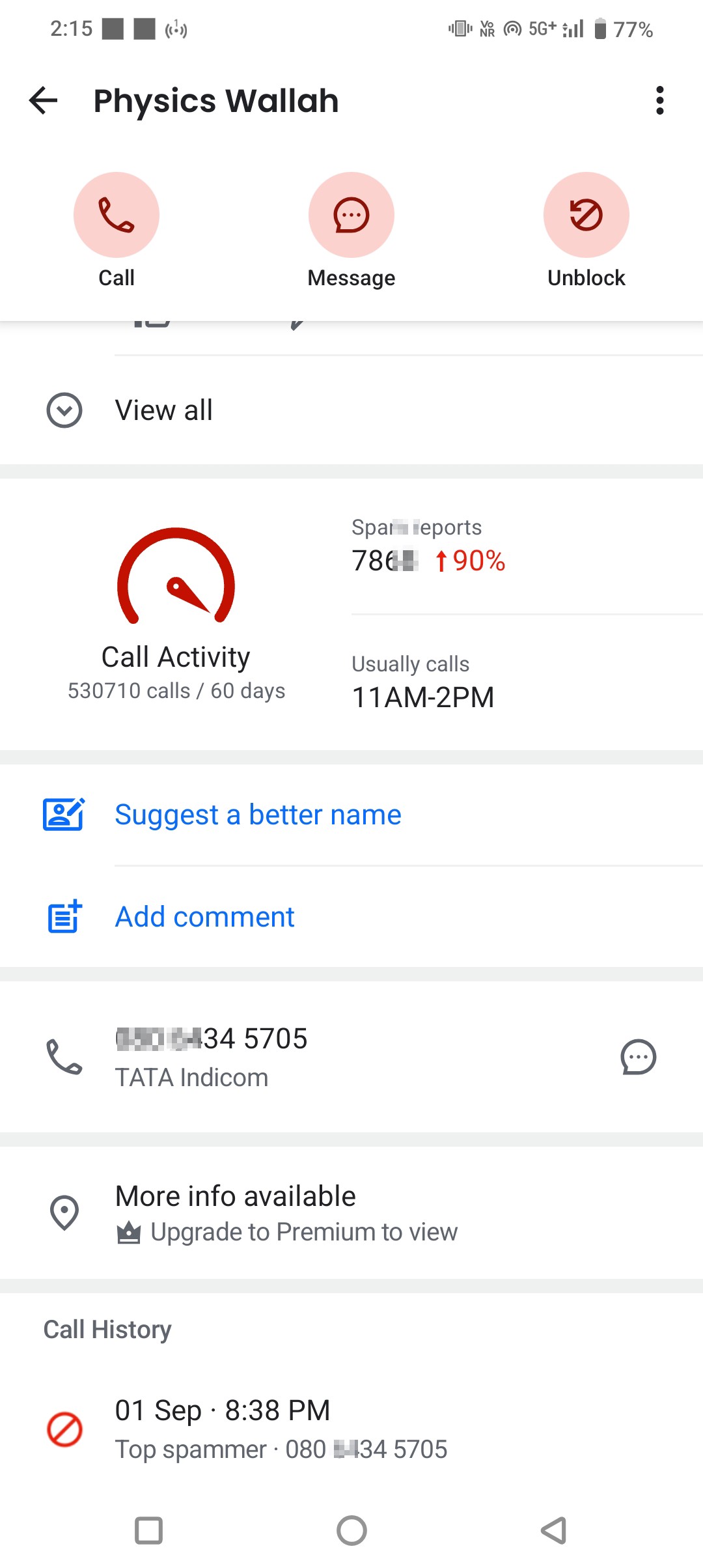 spam call - image 2