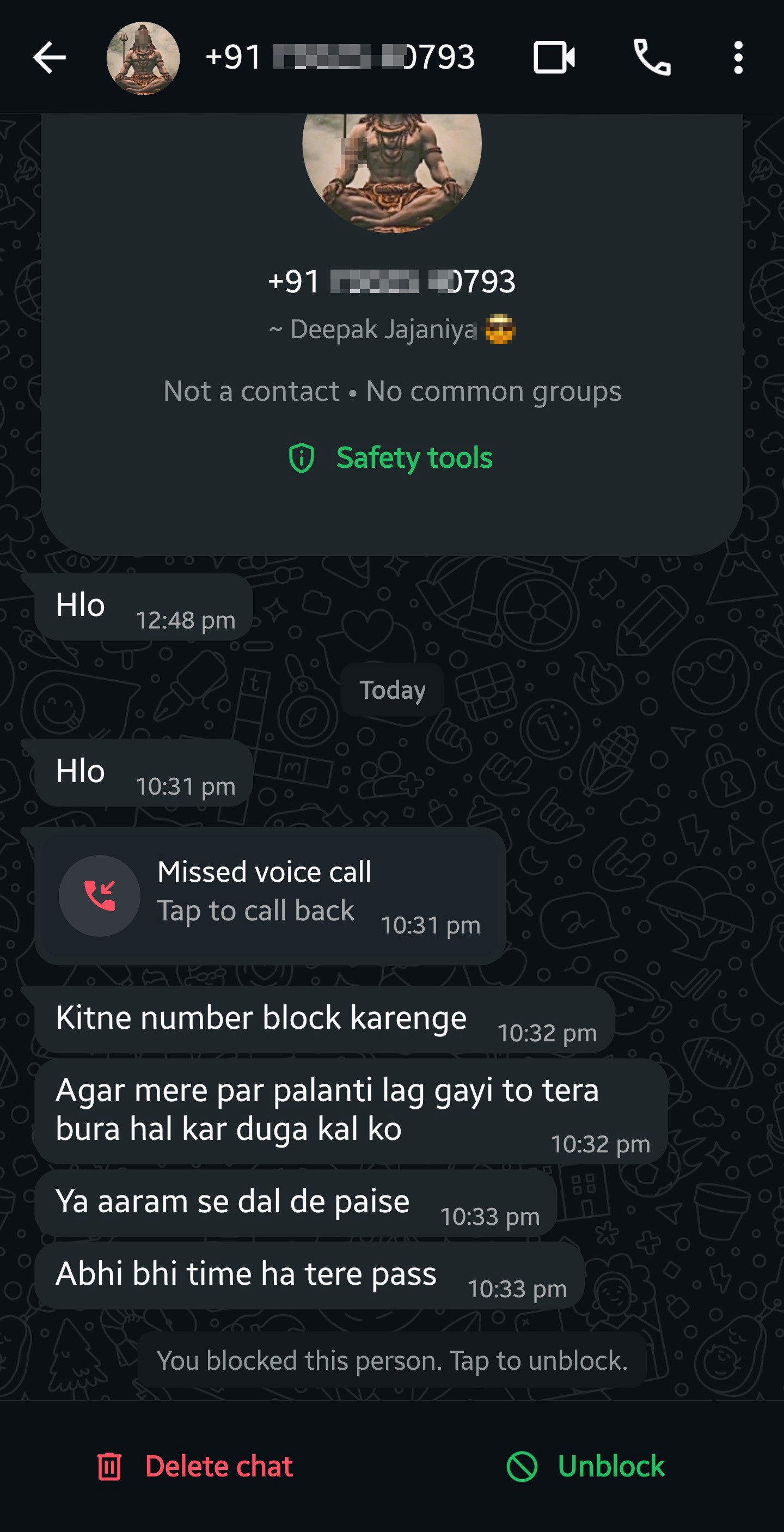 asking for income tax return amount.