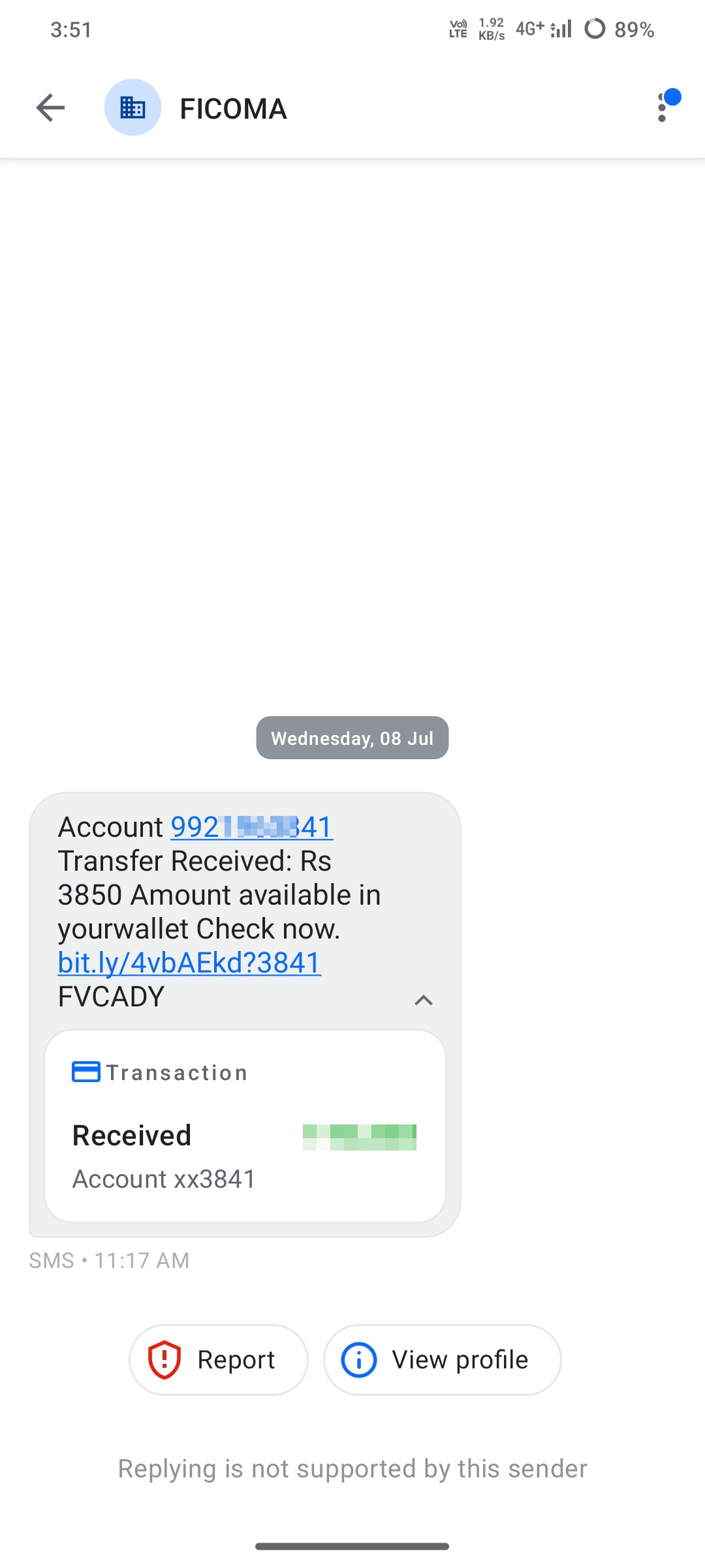 banking scan ❌