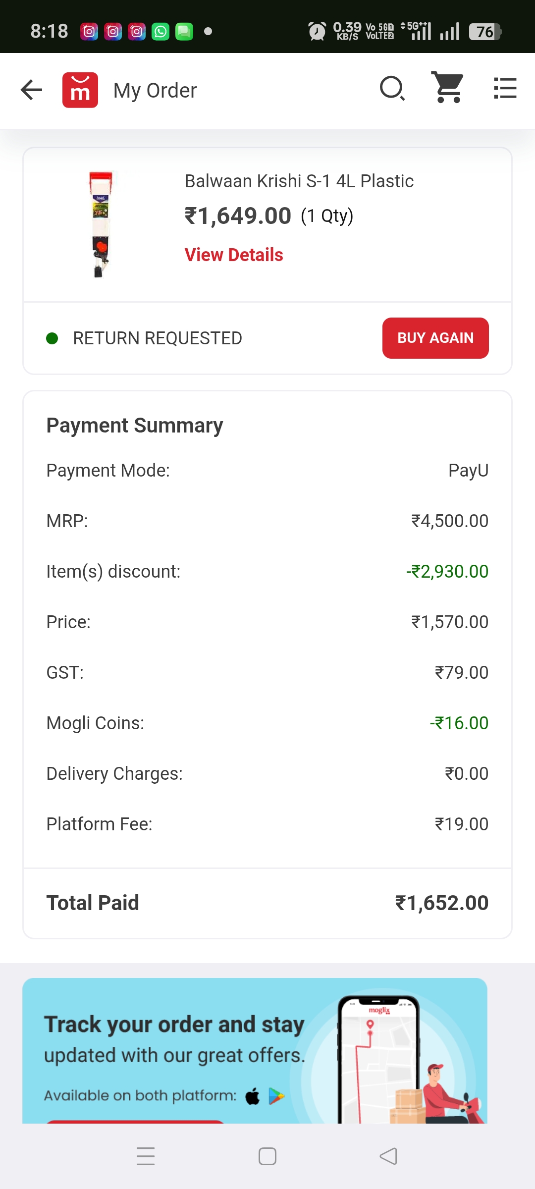 online shopping froud 