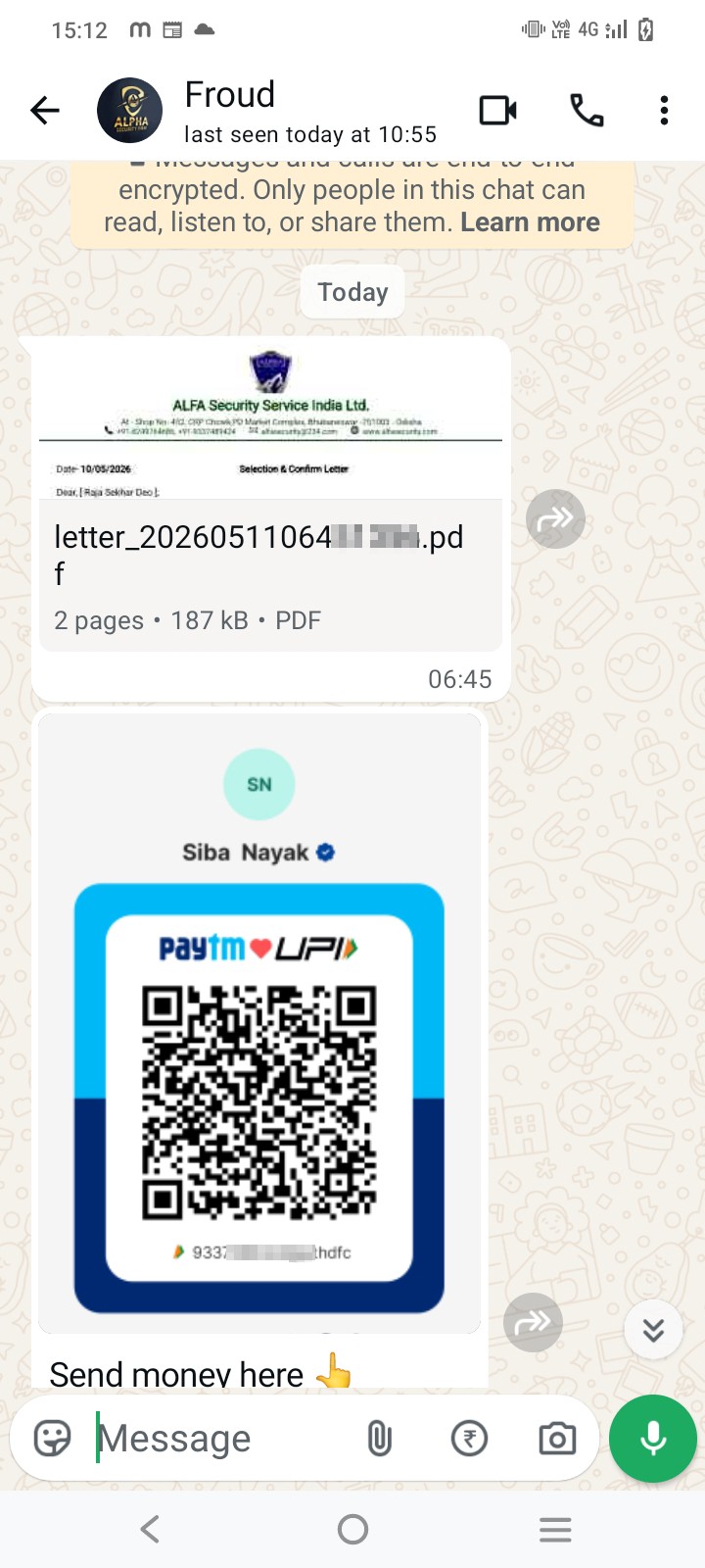 Alfa Sequrity scam in Bhubaneswar  - image 4