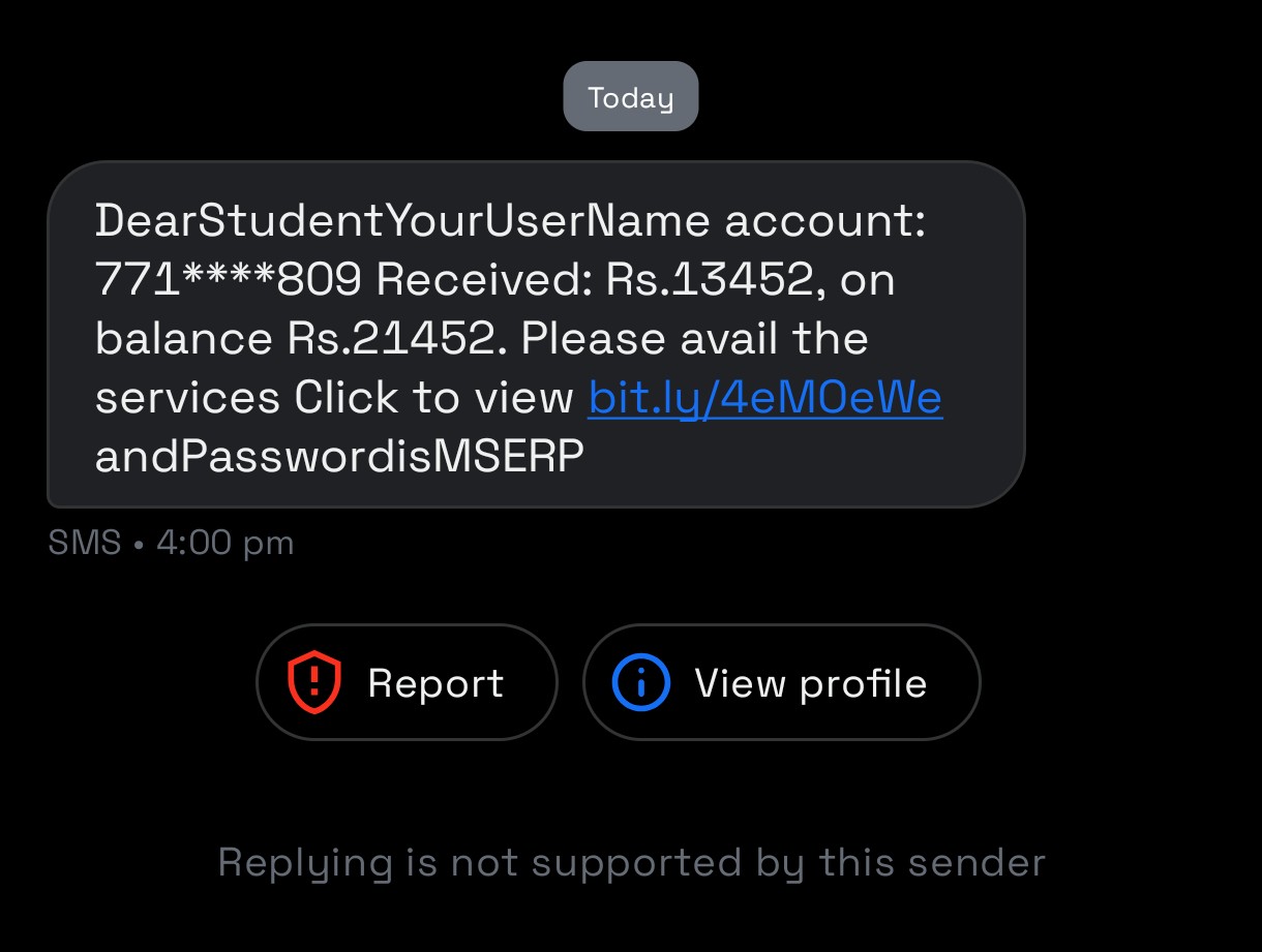 SACM OUR NOT SCAM