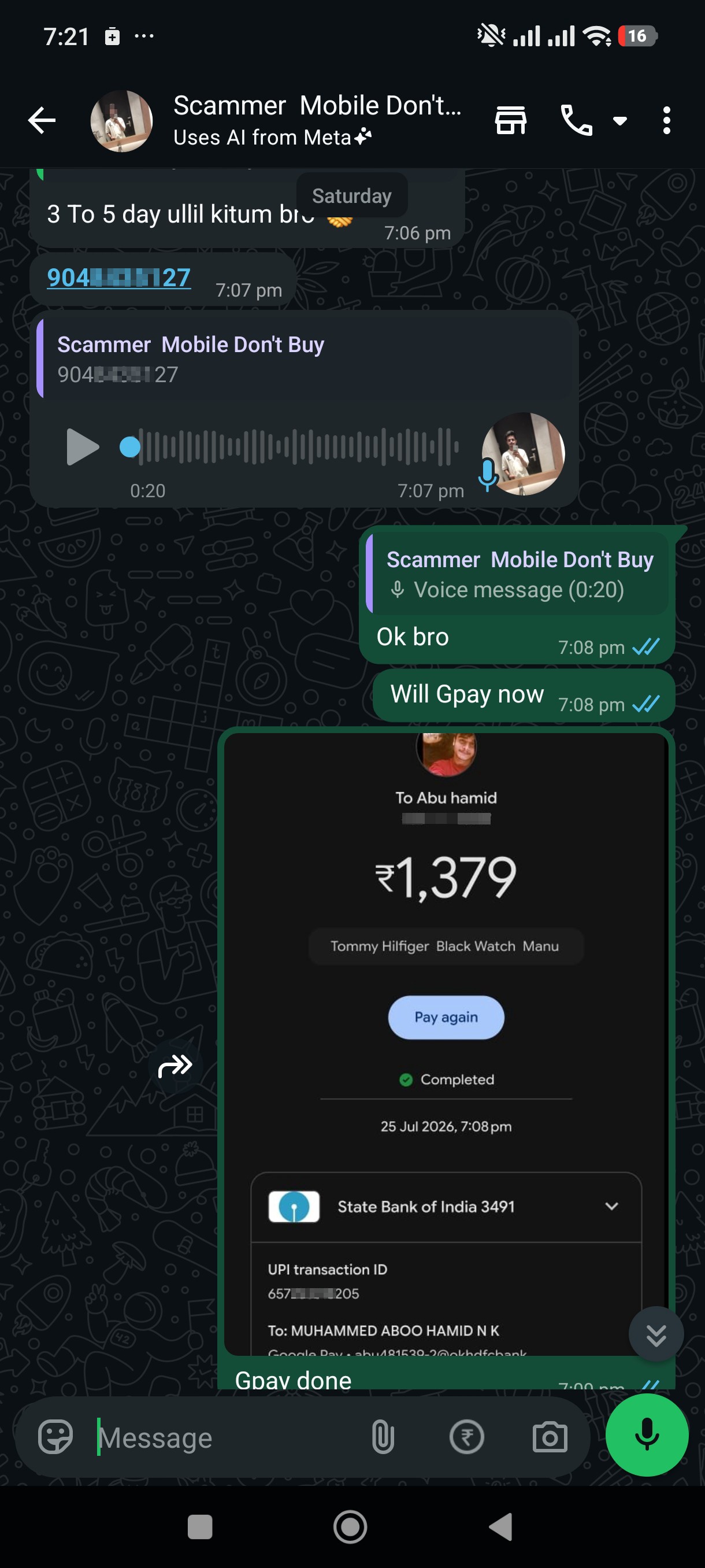 Mobile Scammer!!!!?  - image 2