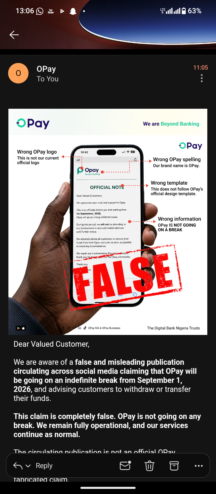 Opay Scam