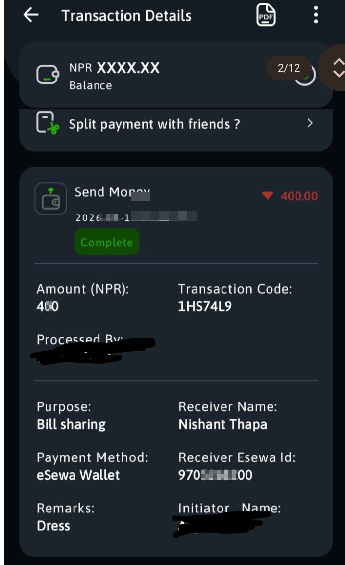 Dress payment scam asking for extra money for verification - image 4