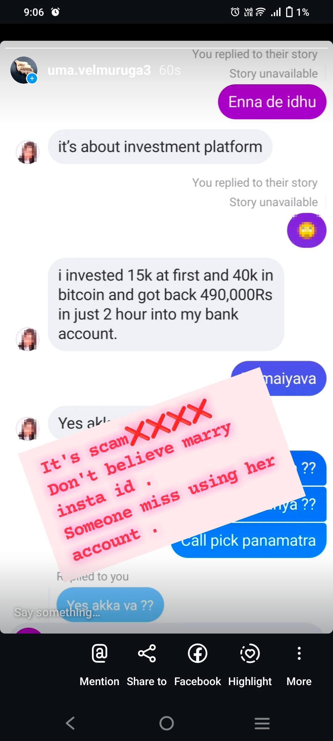 I got scammed 