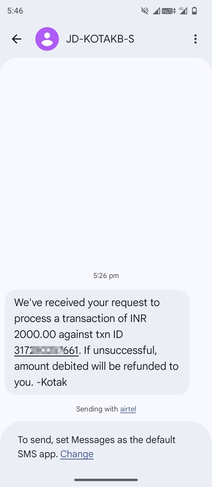 Online account funding fraud from Kotak Mahindra Bank - image 2