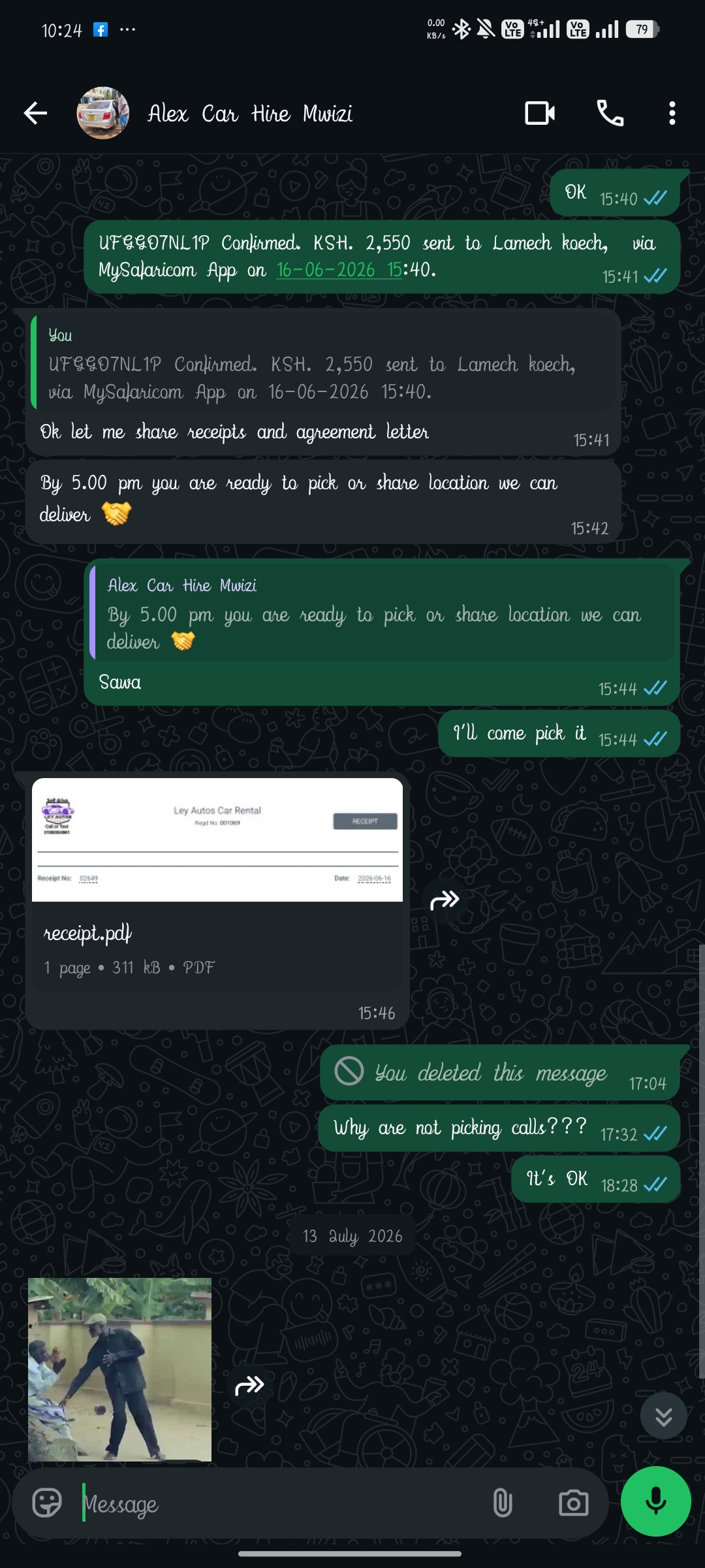 CAR HIRE SCAM  - image 2
