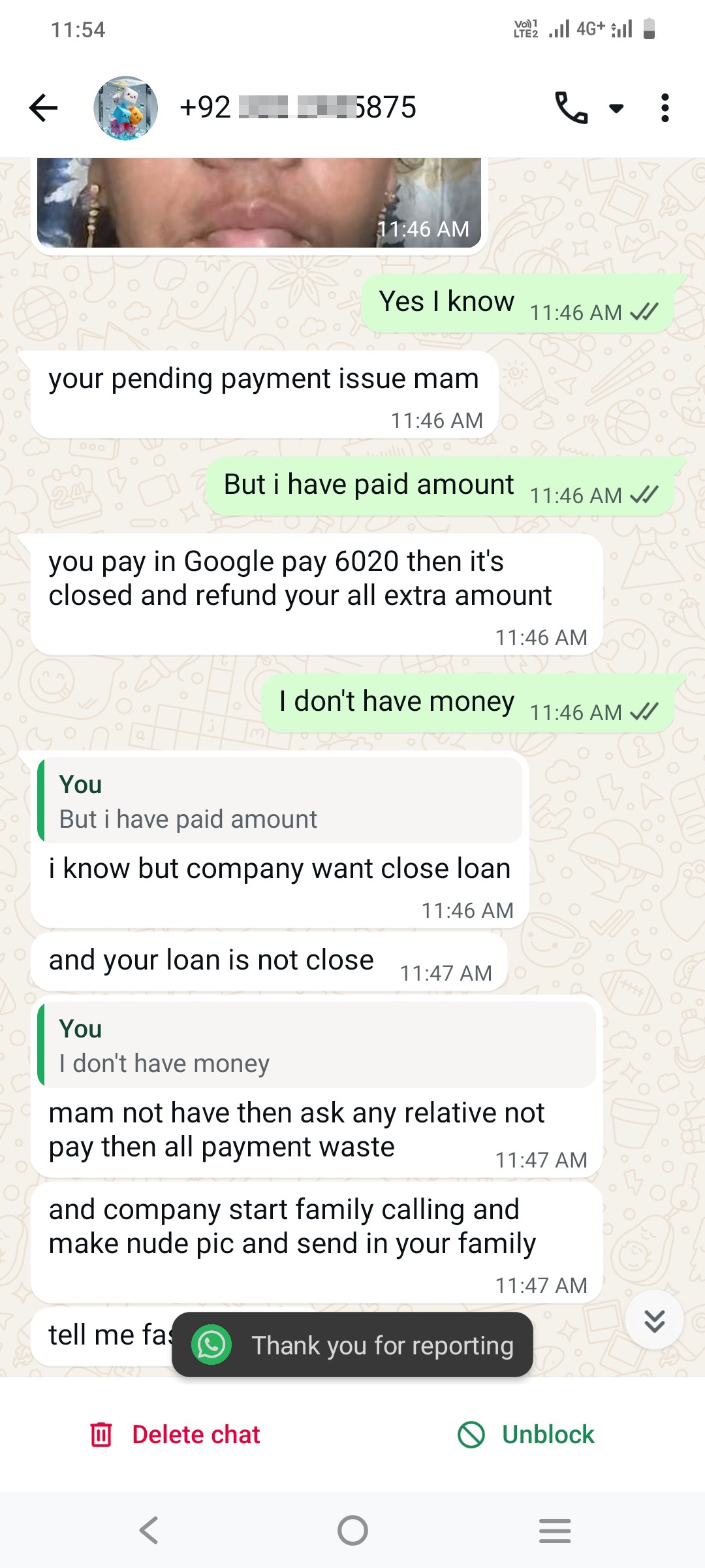 scammer harassment  - image 7