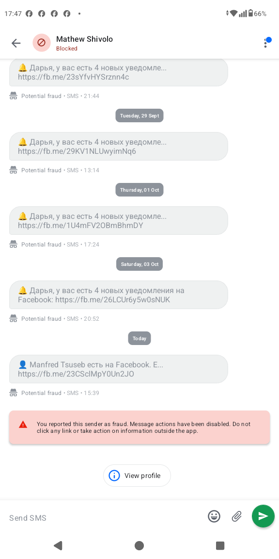 Facebook Alert Scam 