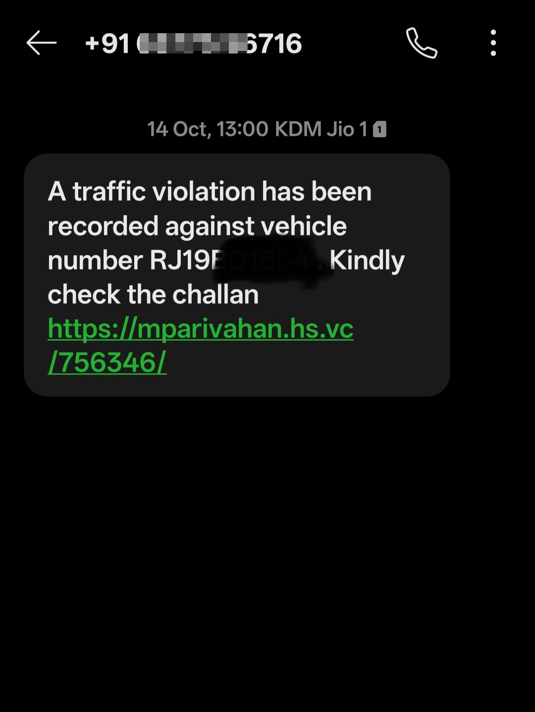 Fake Traffic Violation  - image 2