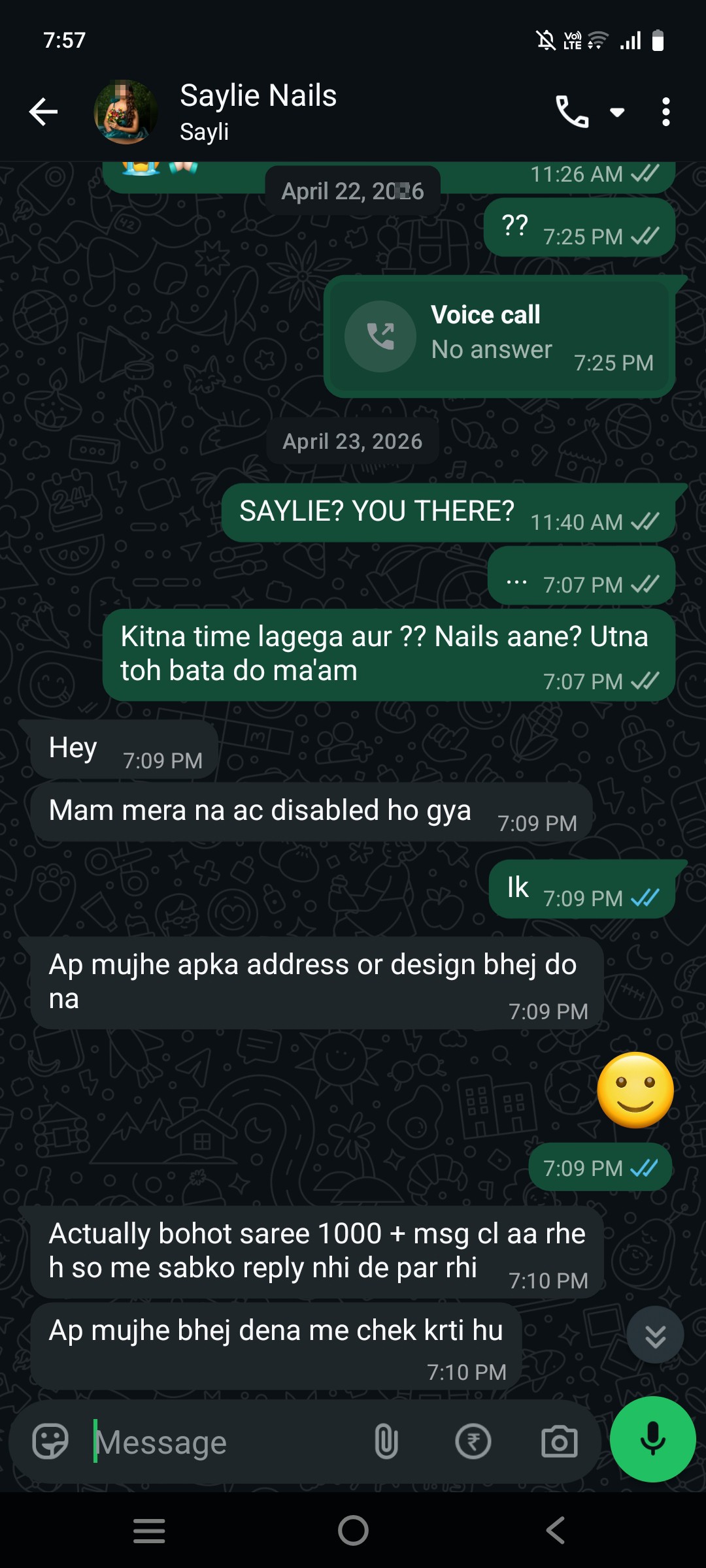 got scammed by a nail artist on Instagram  - image 2