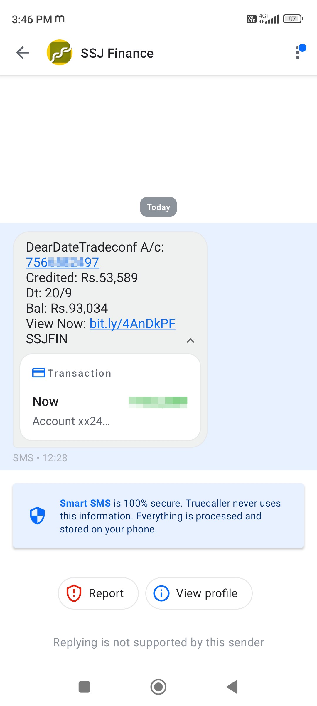 fraud sms