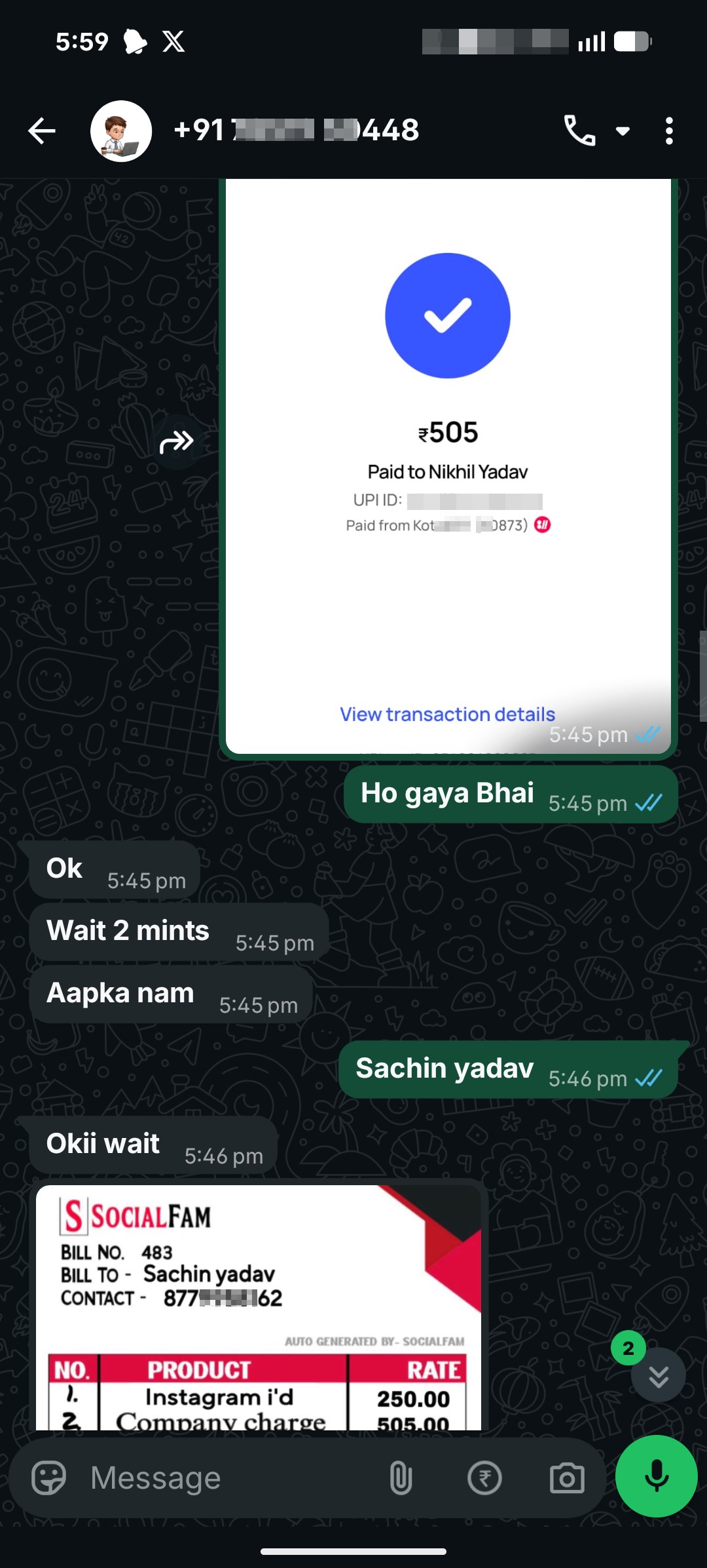 Instagram ID Selling Scam – Keeps Asking for More Money - image 6