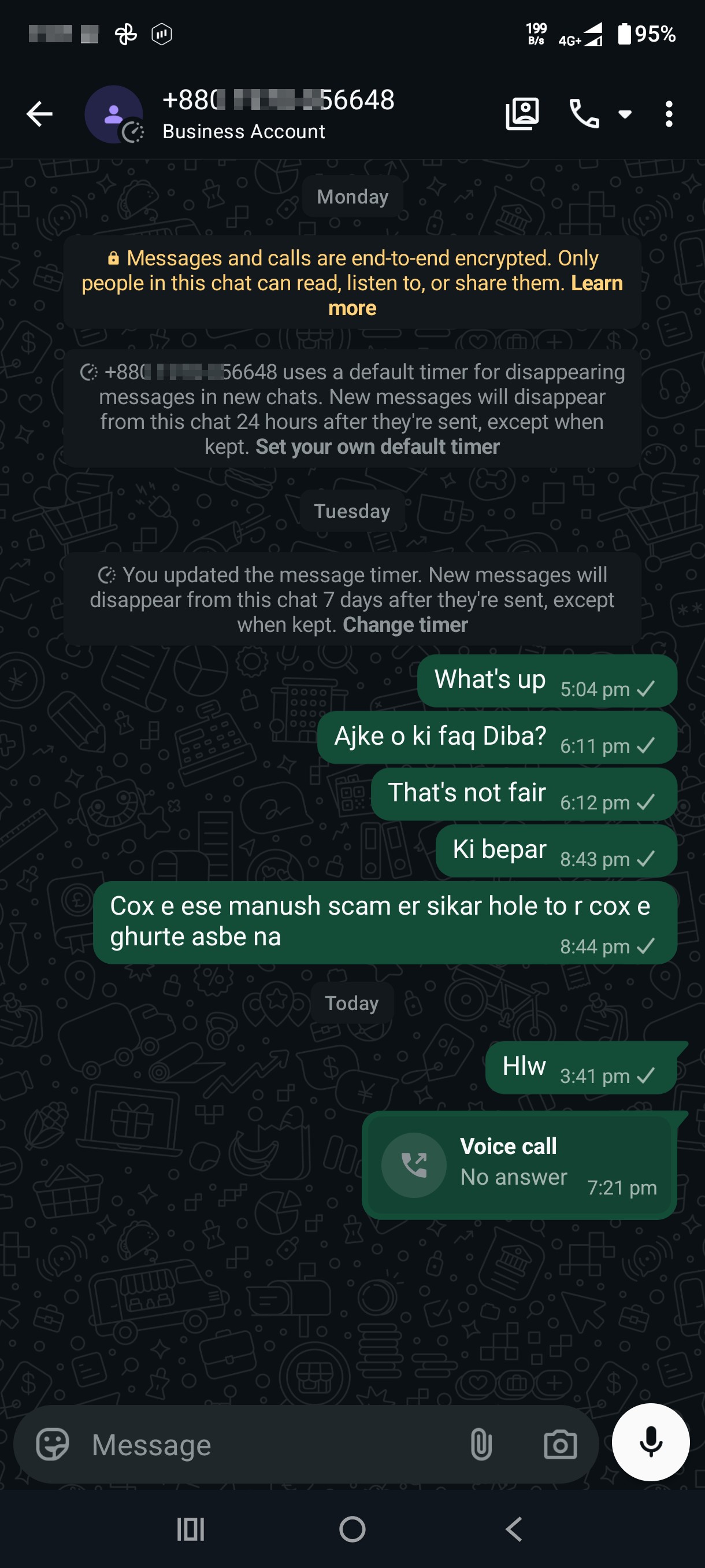 room service scam at cox's  - image 2
