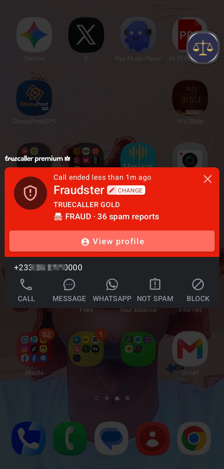 Momo agent targeted scammers